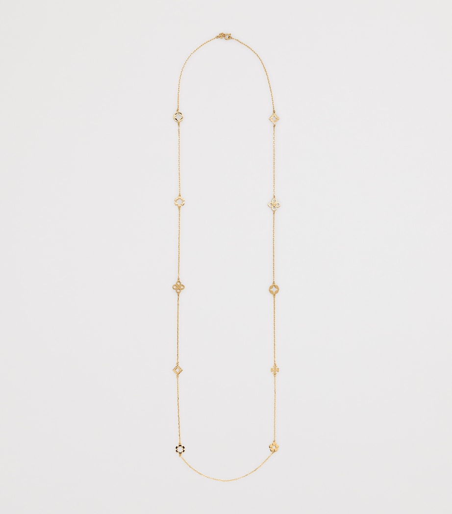 Long Kira Clover Necklace 720 TORY GOLD Image 3