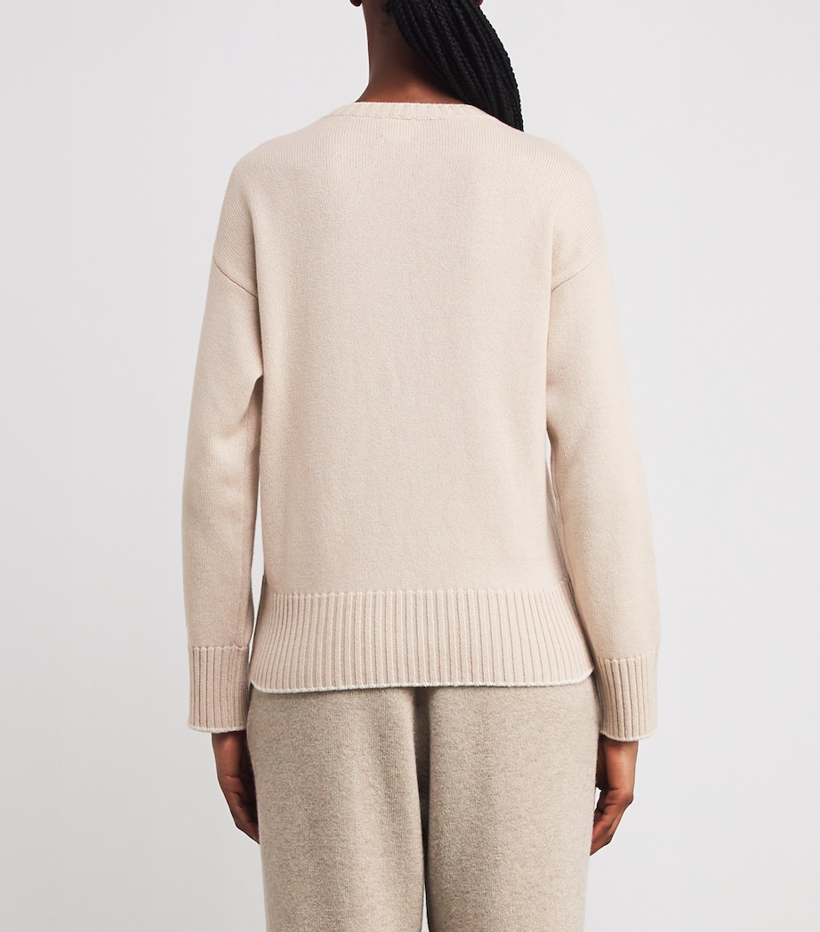 Cashmere Sweater SABBIA,PANNA Image 4
