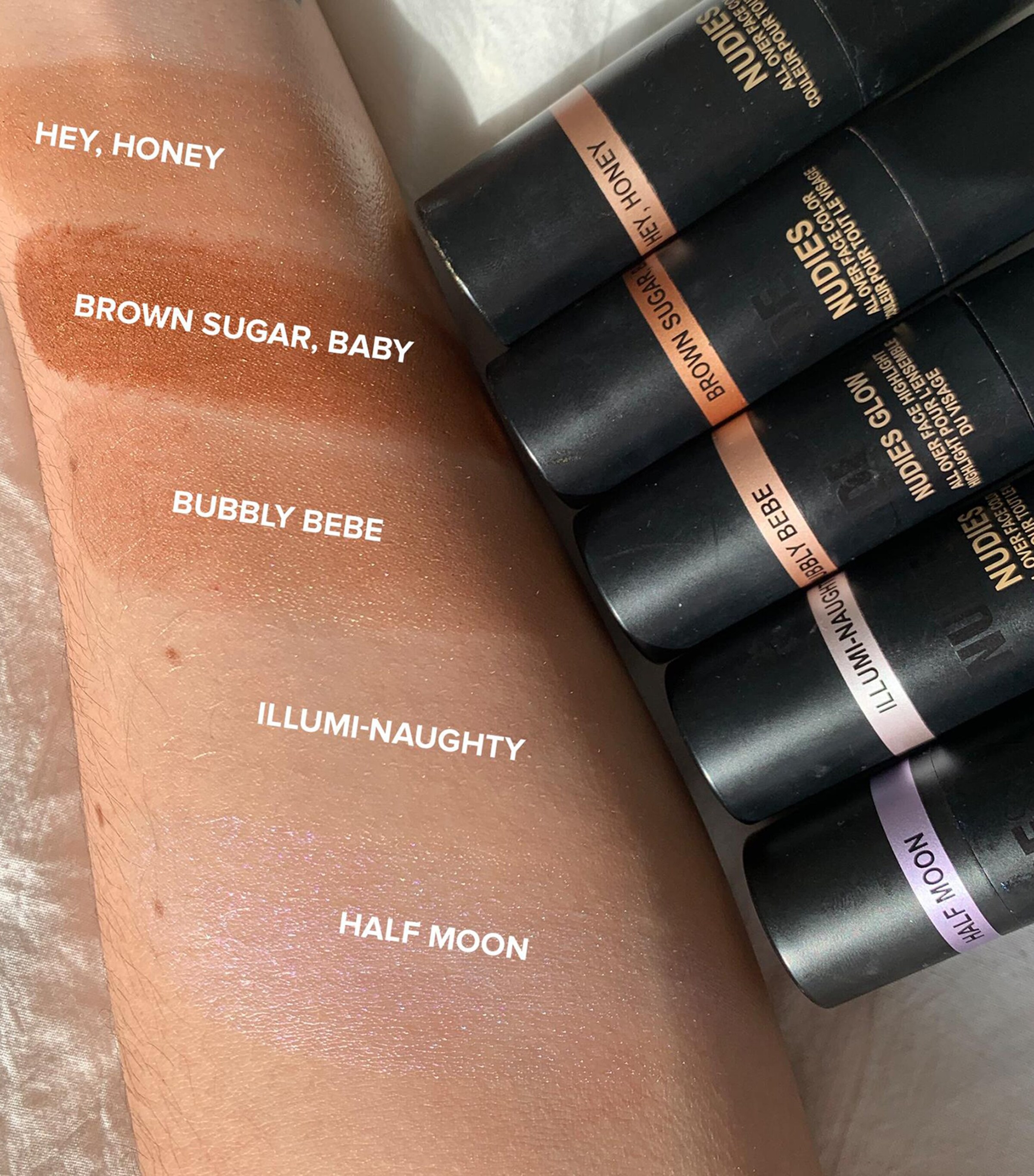 NUDESTIX Nudies Glow Highlighter Bubbly Bebe Image 7