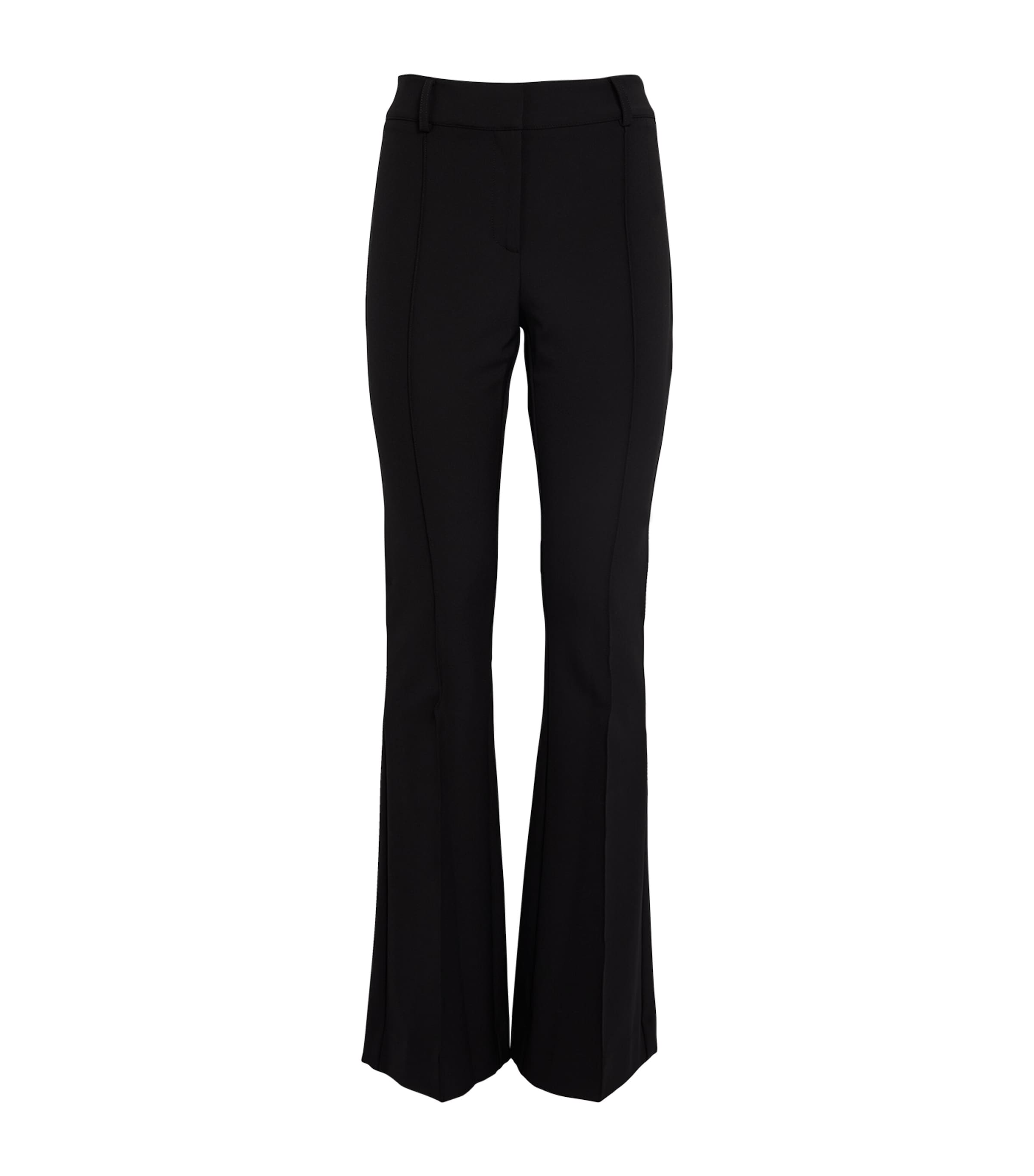 Shop Veronica Beard Hibiscus Tailored Trousers In Black