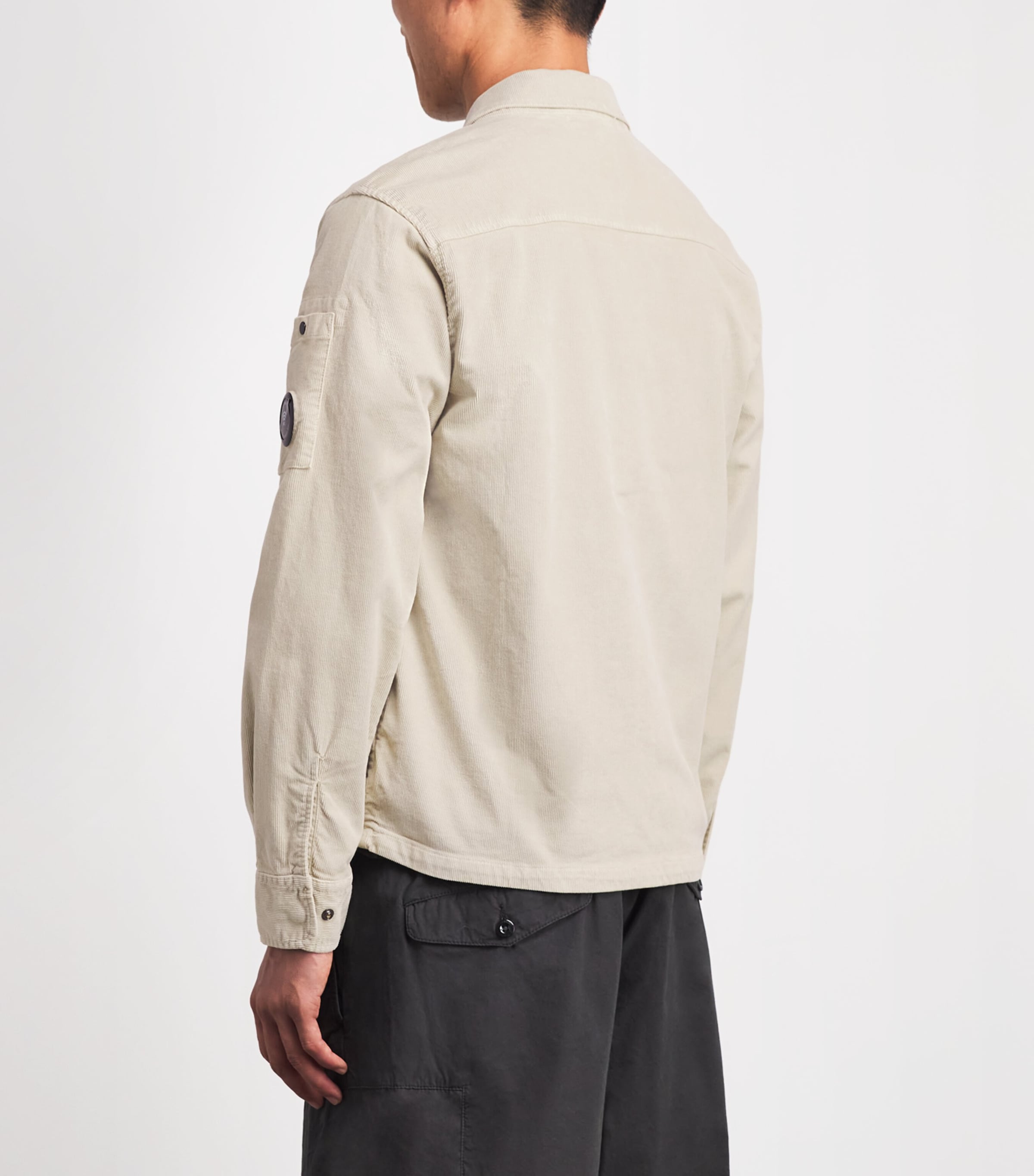 C.P. Company Mens Corduroy Lens Zip-Up Overshirt Image 5