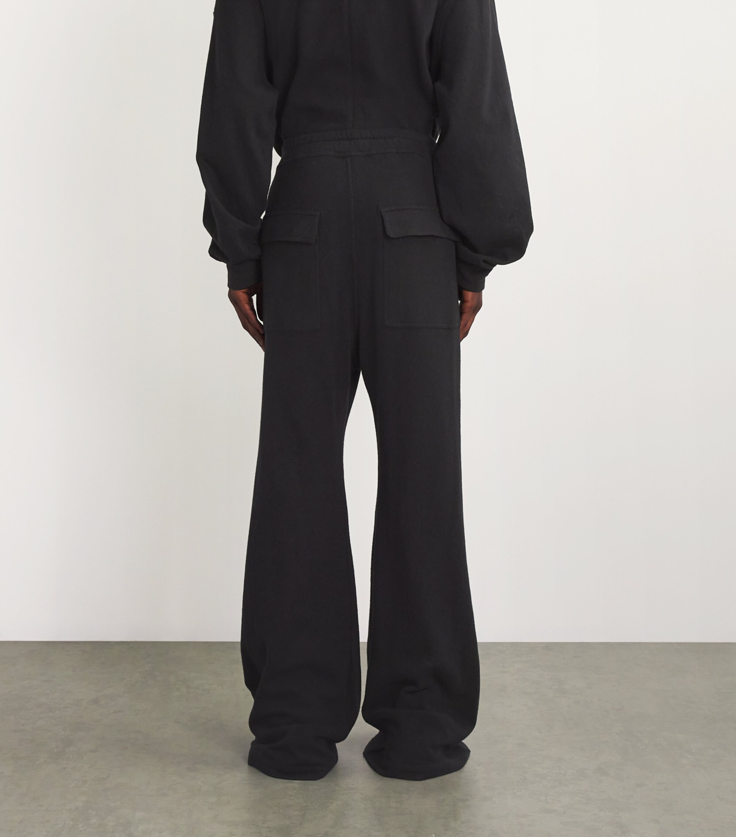 【RICK OWENS】Moncler Belas Wide-Leg Trousers in Black 7a2a022aaa6ffc2c2a6d015b141719