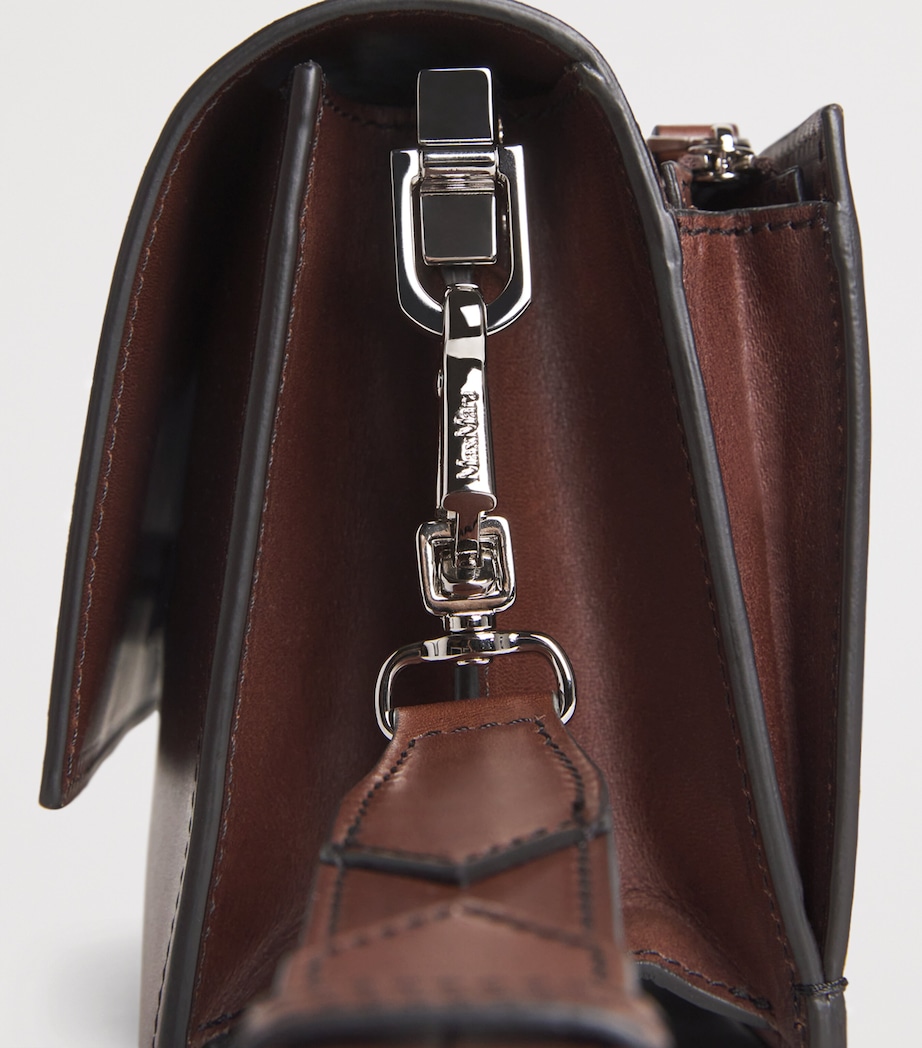 Leather Cross-Body Bag COCOA Image 6
