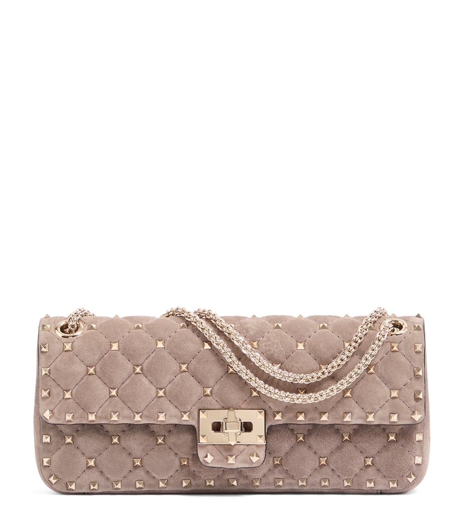 Valentino Garavani Medium Brushed Leather Rockstud Spike Shoulder Bag Image 1