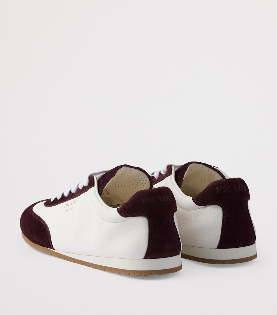 Nappa Leather and Suede Sneakers F0YVQ Image 4
