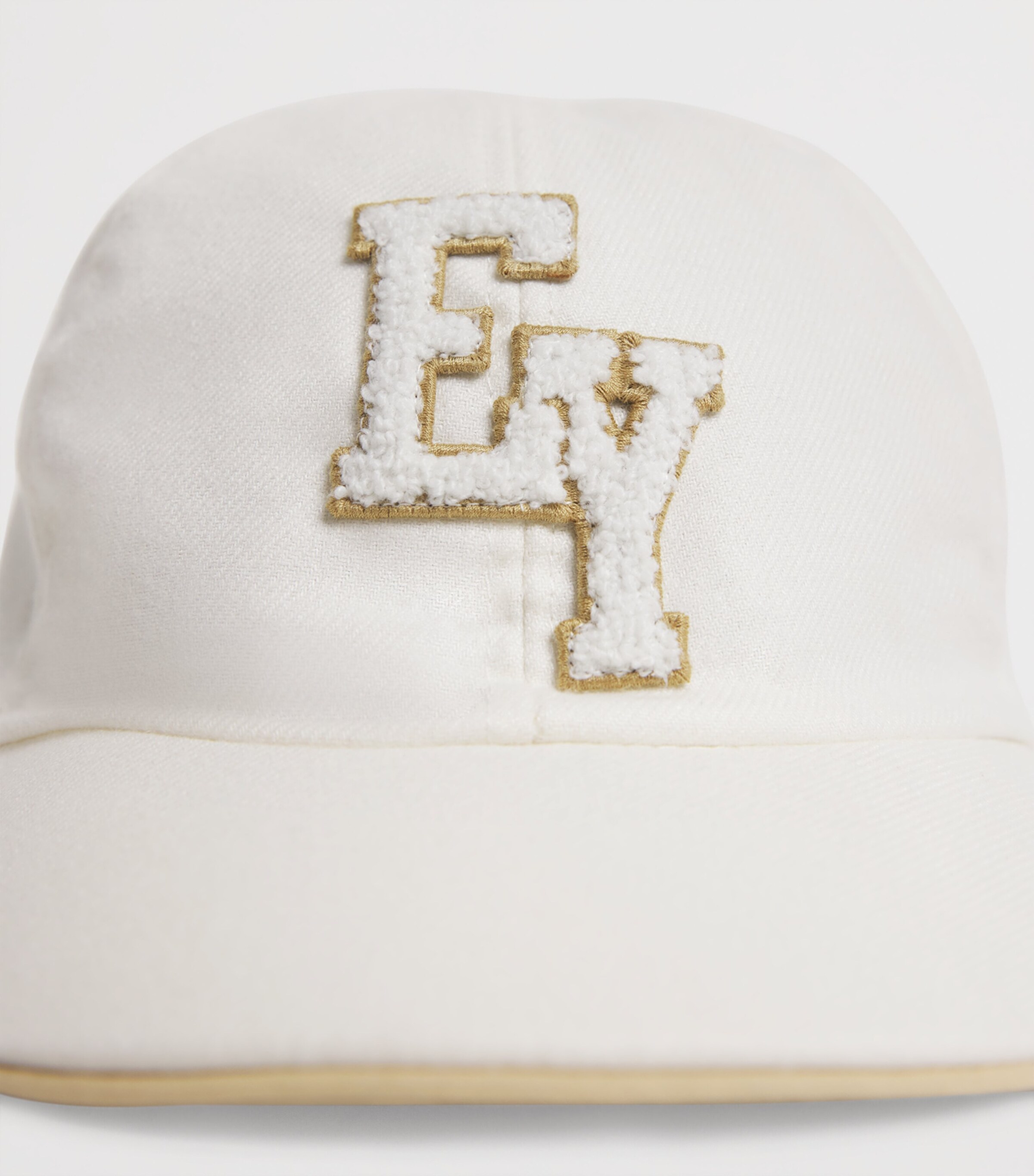 Embroidered Logo Baseball Cap 101BGIVORY/BEIGE Image 4