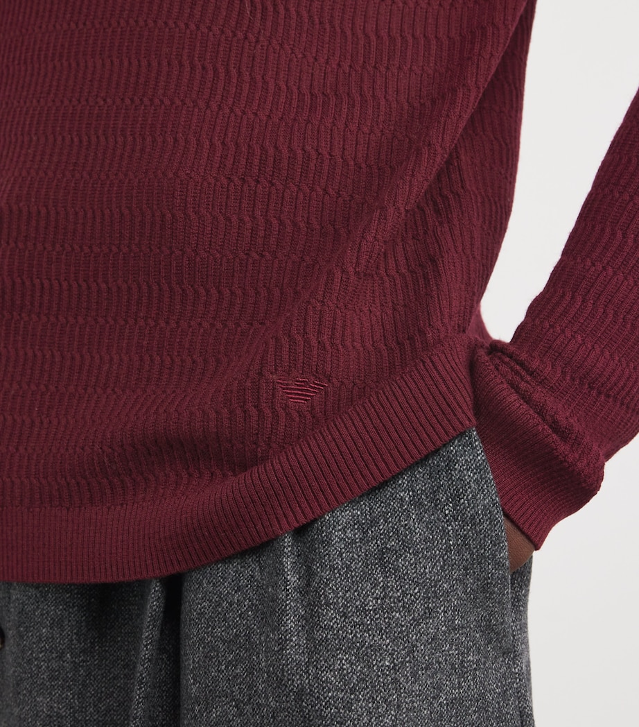 Virgin Wool Rollneck Sweater U5086 Image 6