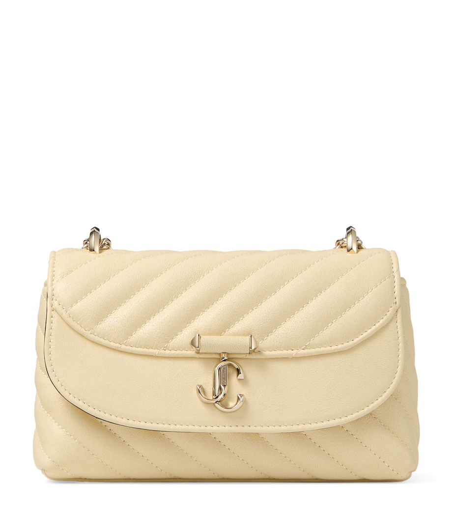 Curve Small Biker Leather Quilted Cross-Body Bag - Image 1