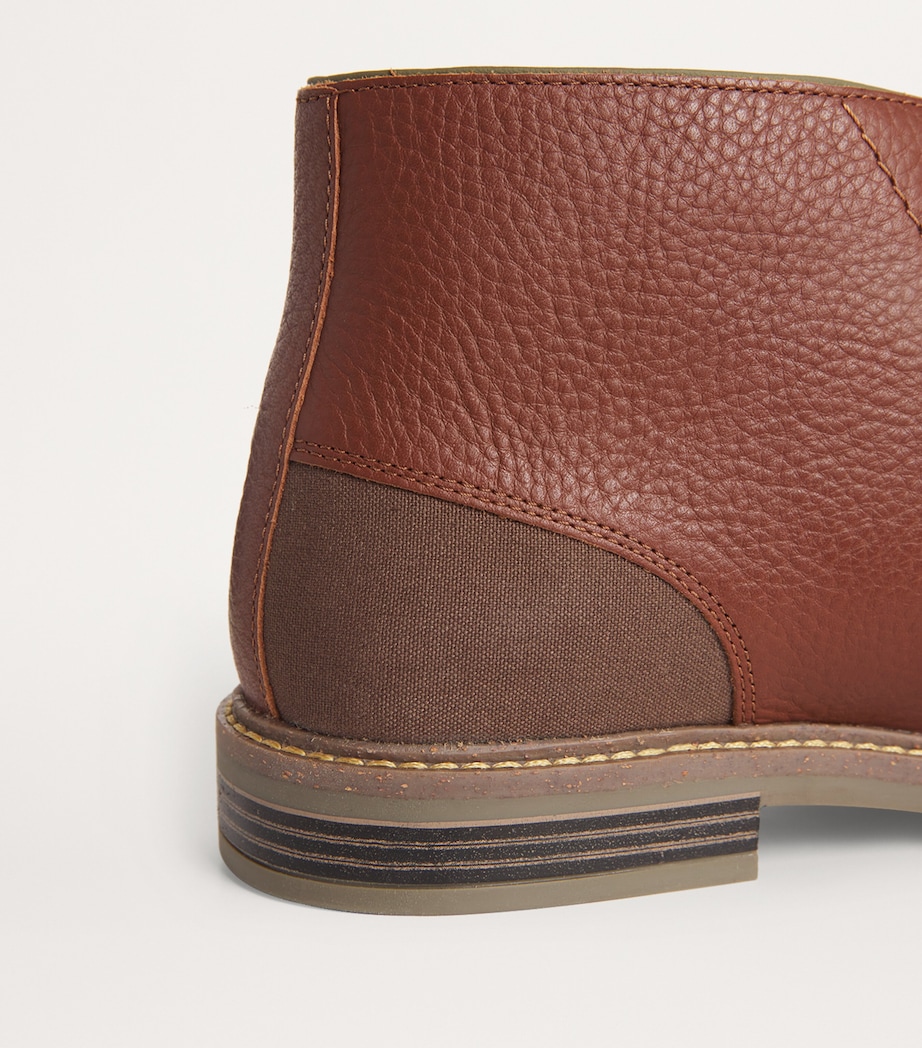 Barbour Leather Readhead Chukka Boots Cognac Image 7