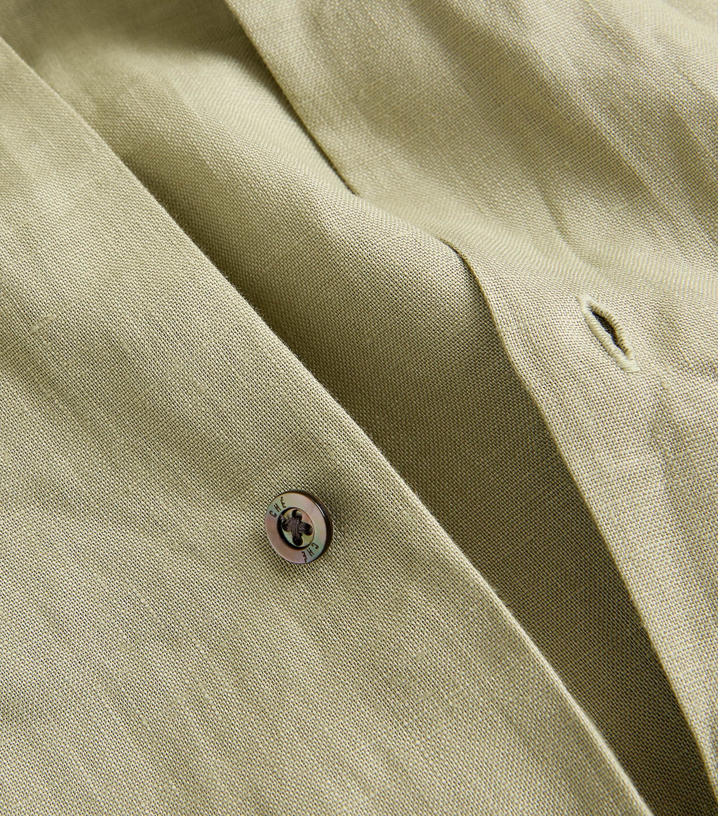 Linen Shirt SAGE- 16 Image 5