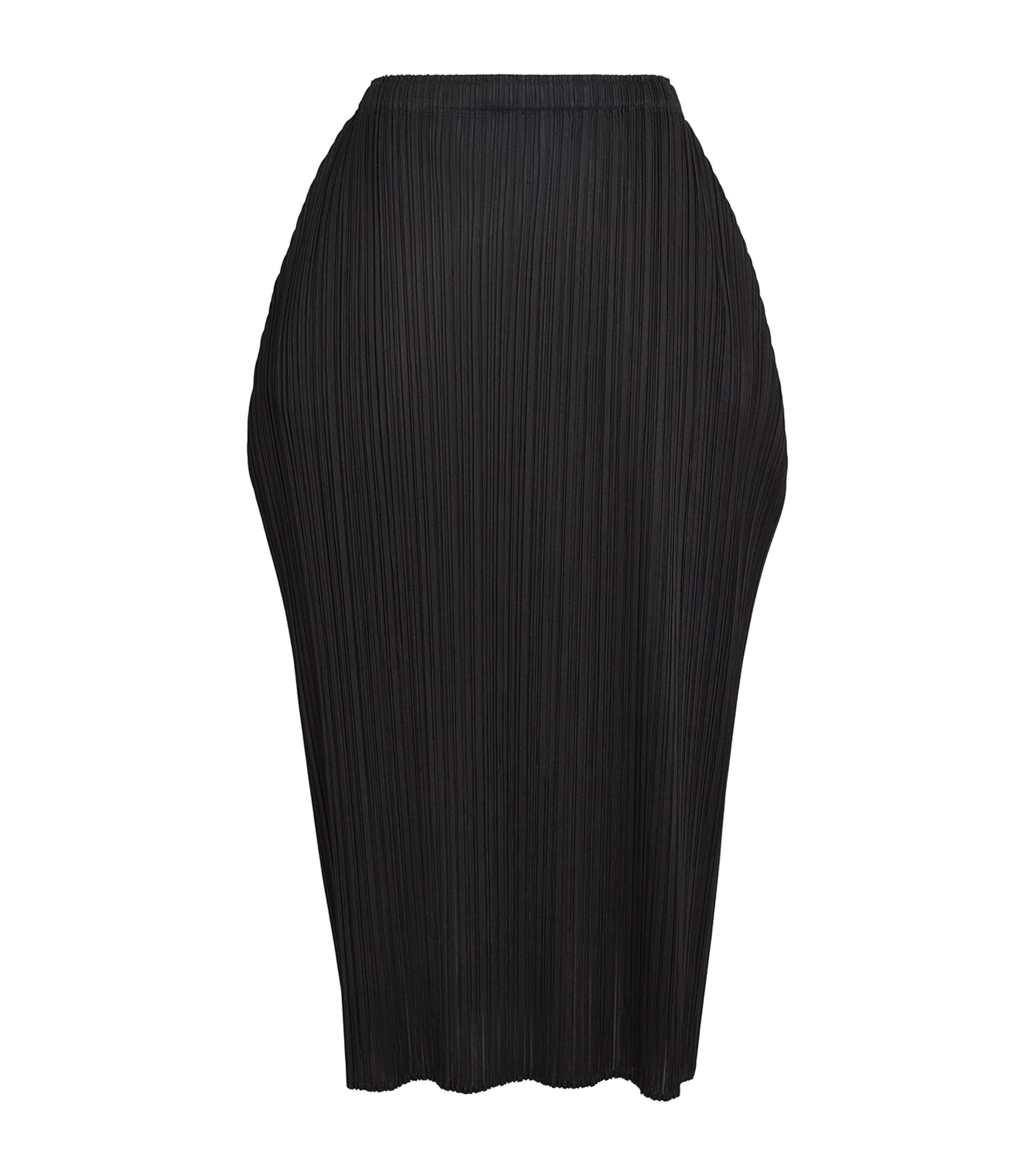 VIP【関税送料無料】希少 ISSEY MIYAKE BLACK MIDI SKIRT Pleats Please Issey Miyake Pleated Midi Skirt | Black | FARFETCH
