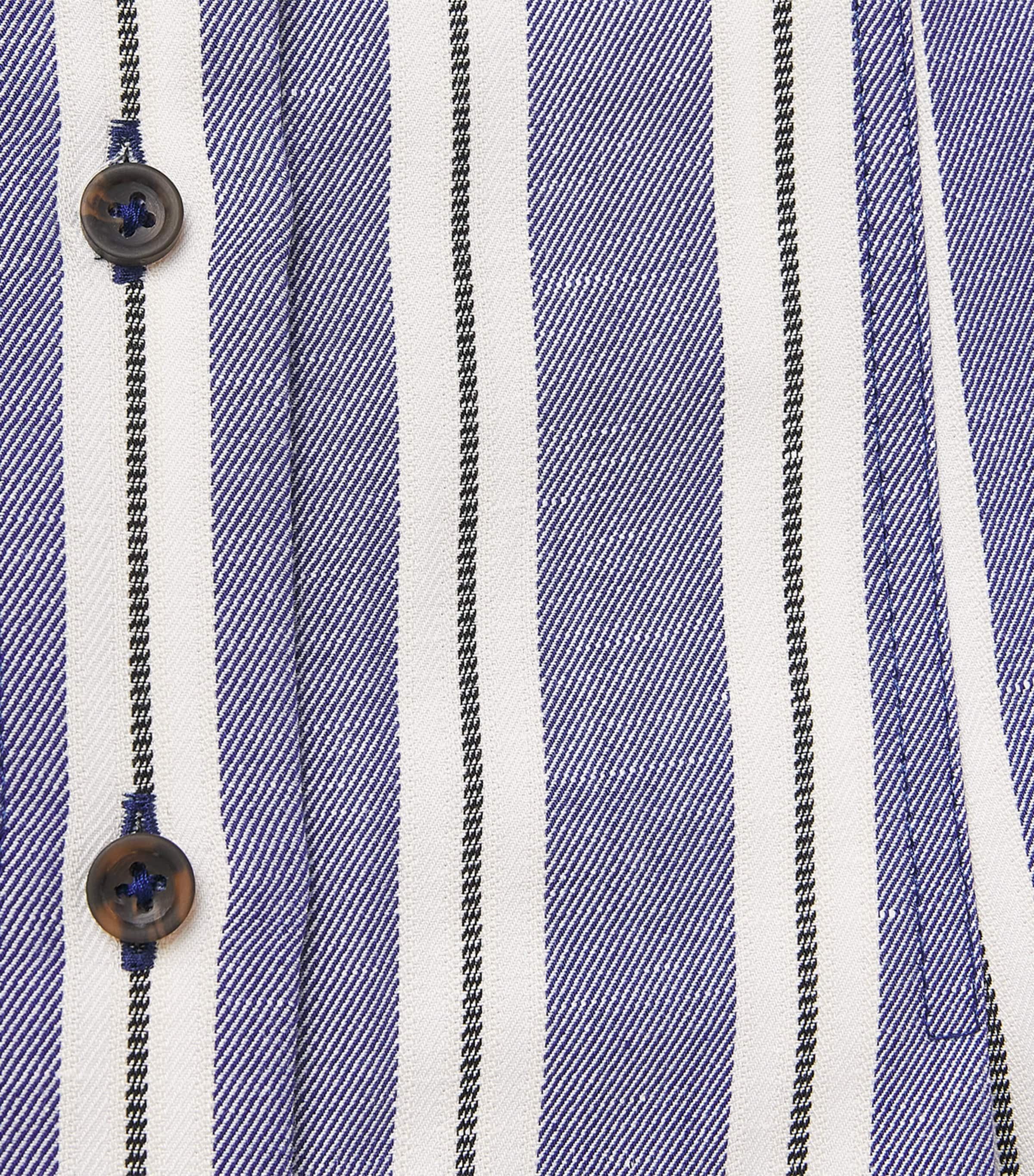 ME+EM Womens Stripe Midi Shirt Dress Blue/multi Image 6