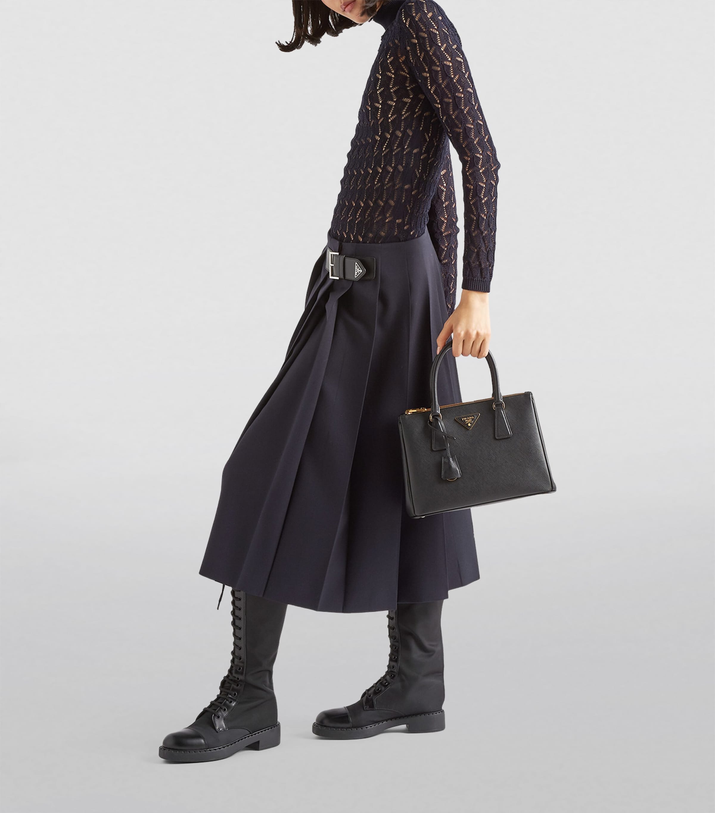 Medium Leather Galleria Top-Handle Bag F0002 Image 3