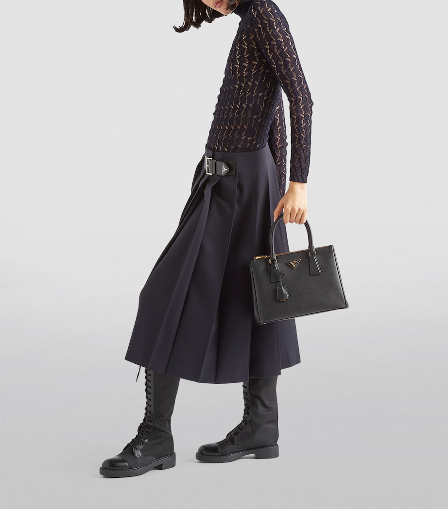 Medium Leather Galleria Top-Handle Bag F0002 Image 3