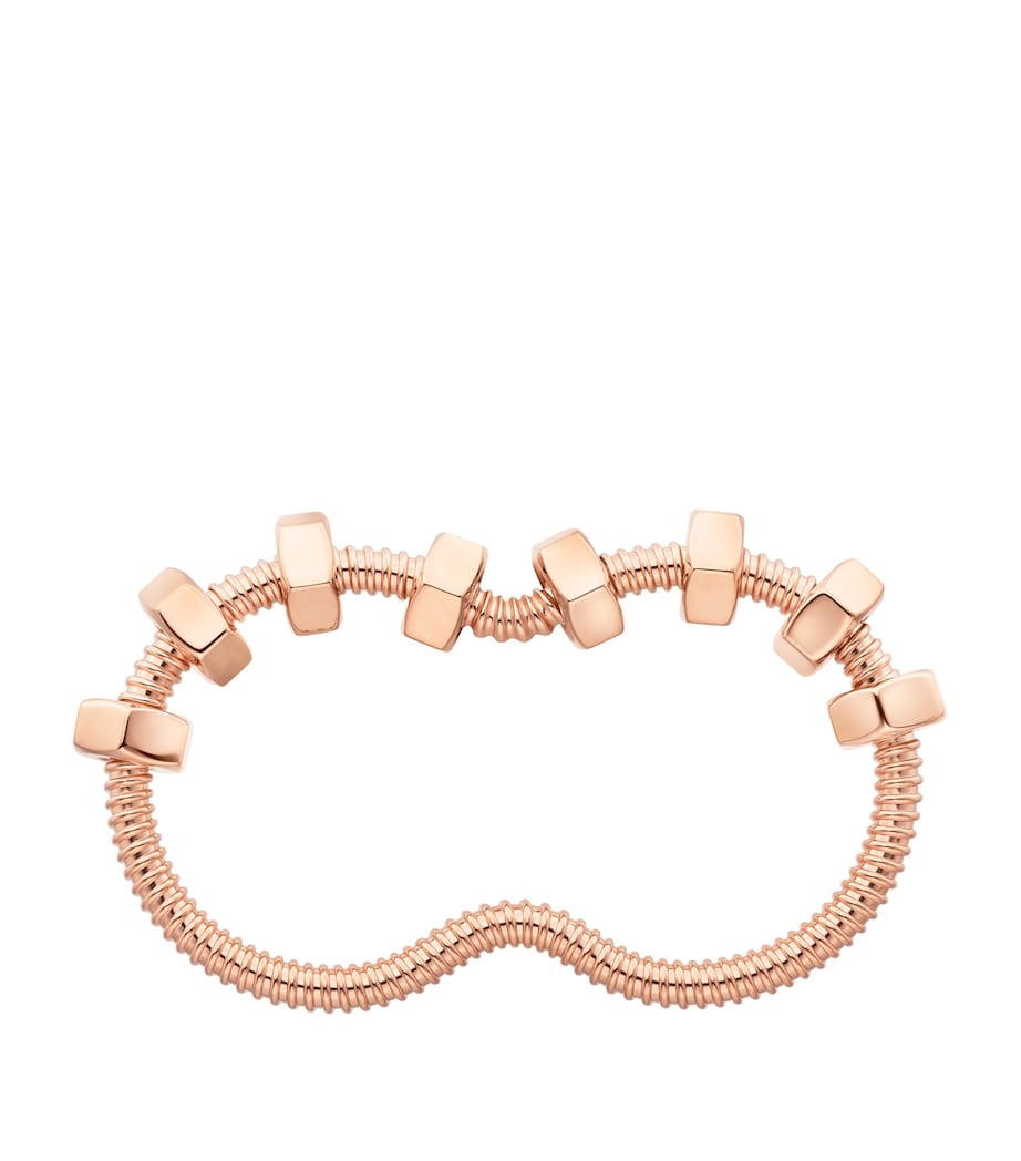 Rose Gold Écrou de Cartier Double Ring WHITE Image 4