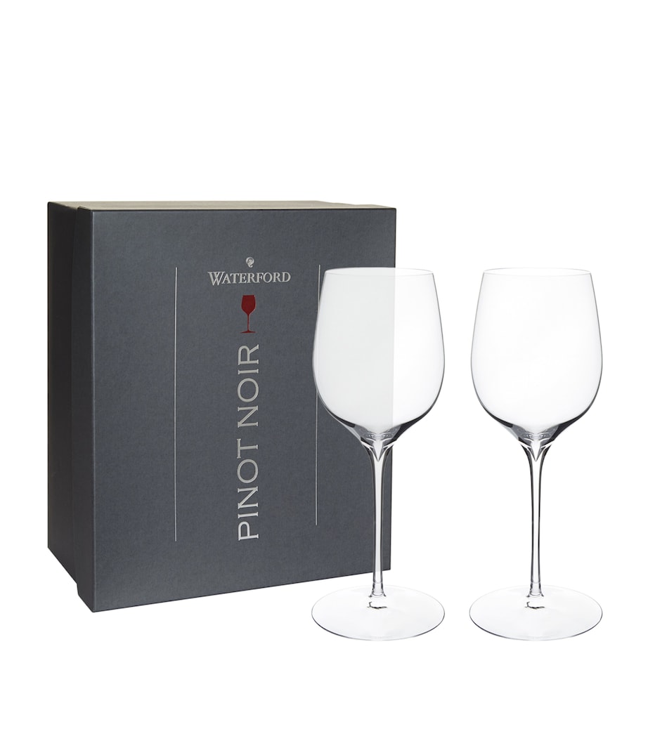 Set of 2 Elegance Pinot Noir Wine Glasses CLEAR Image 4