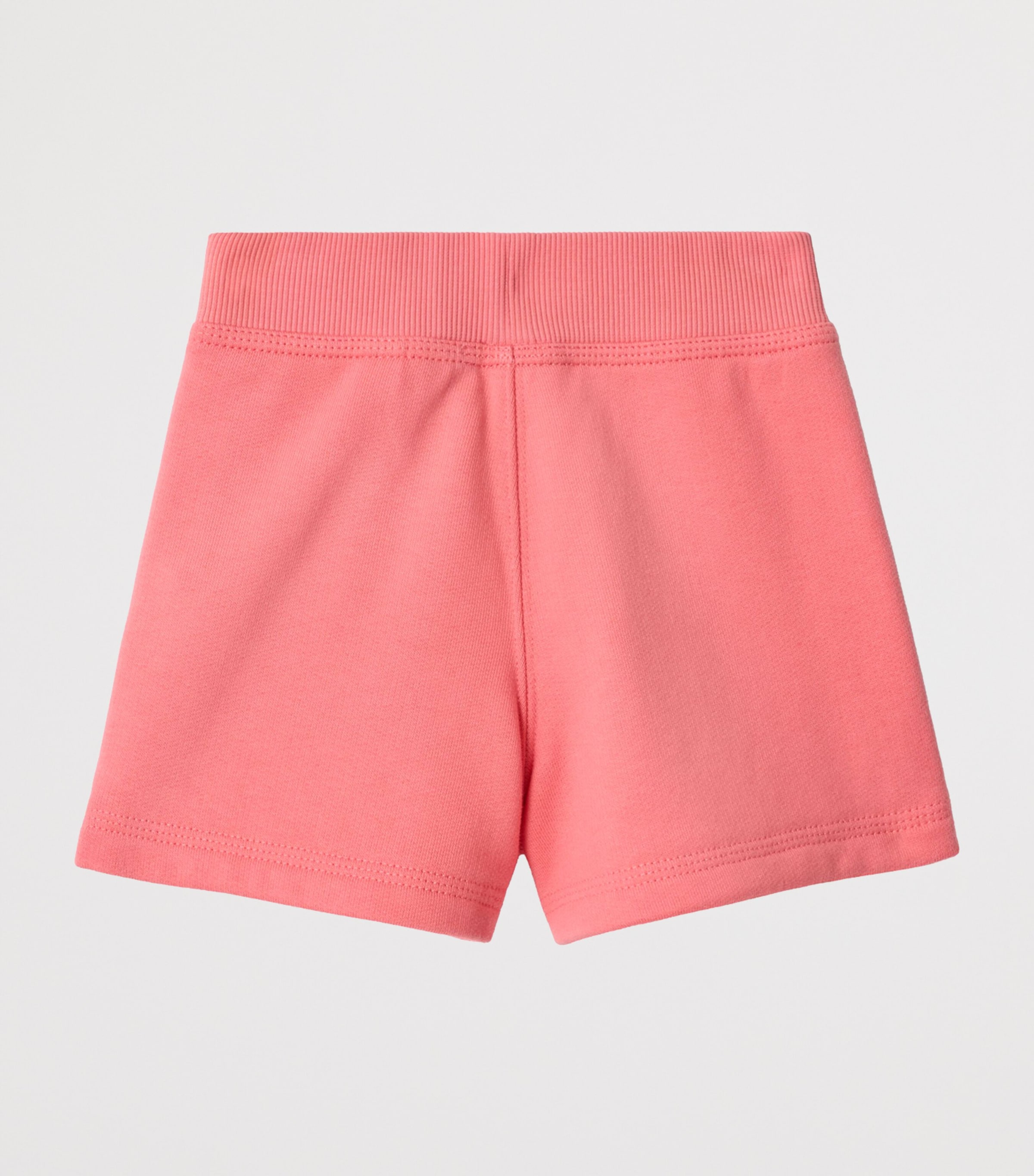 Burberry Kids Cotton Check-Trim Shorts (6-36 Months) Pale Hibiscus Image 2