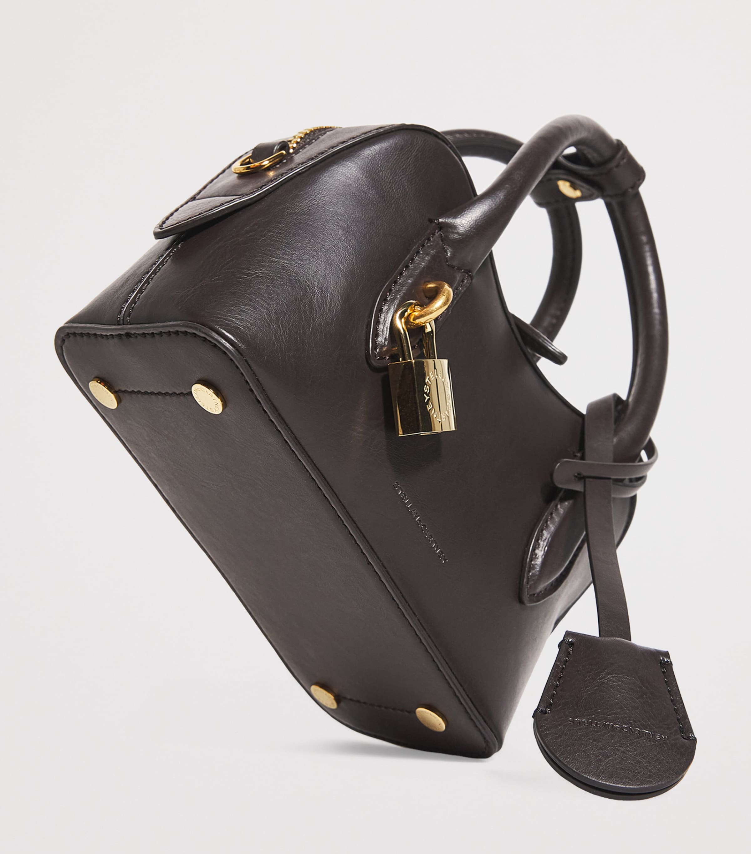 Tiny Vegan Leather Ryder Top-Handle Bag 2102 DARK ESPRESSO Image 6