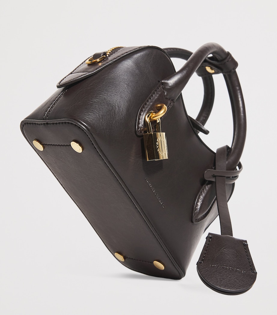 Tiny Vegan Leather Ryder Top-Handle Bag 2102 DARK ESPRESSO Image 6