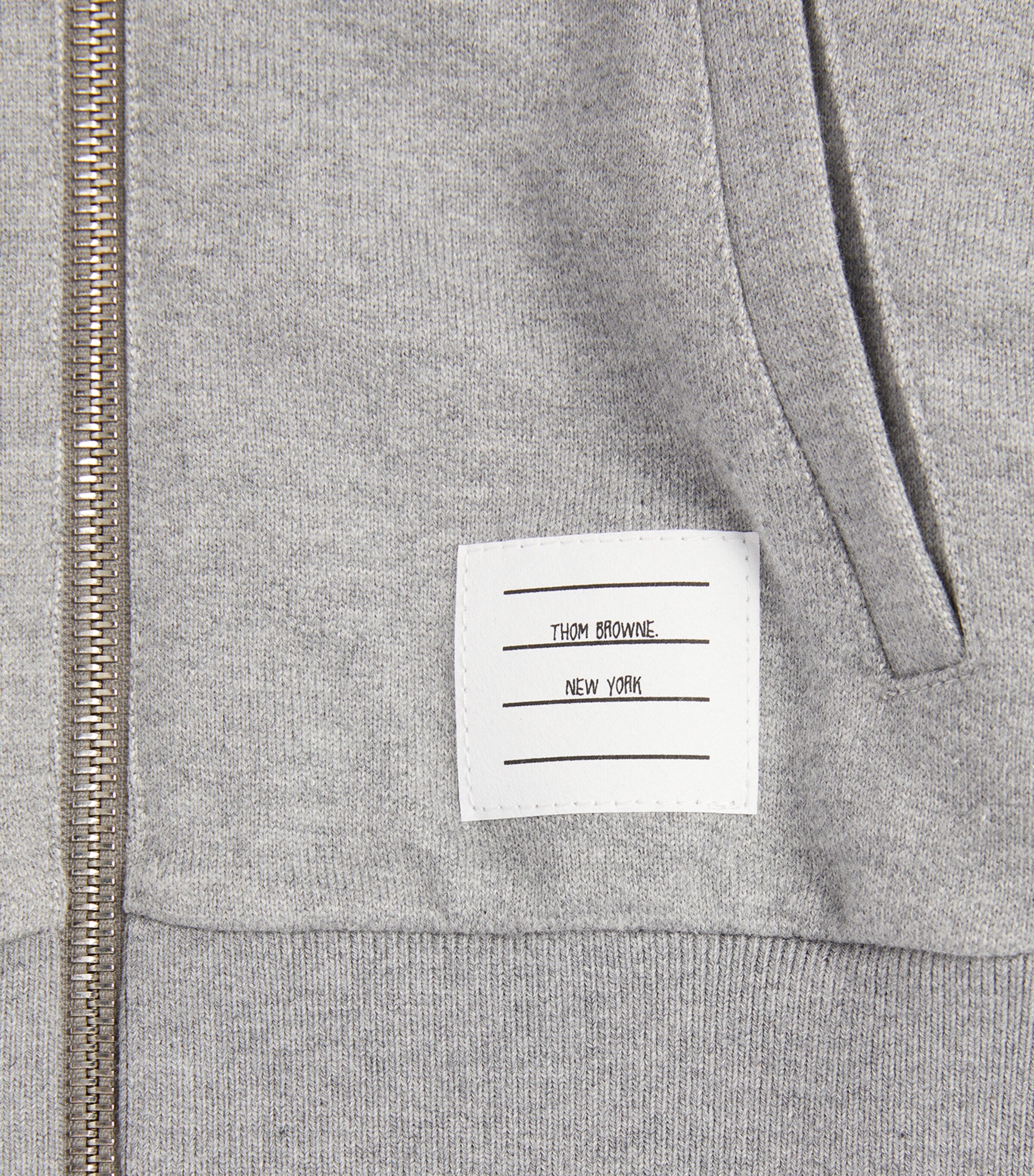 Thom Browne Kids 4-Bar Zip-Up Hoodie (2-12 Years) | Harrods US