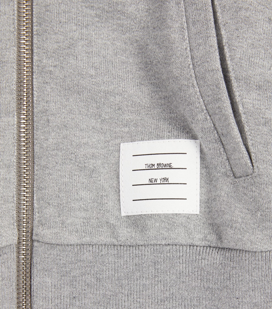 4-Bar Zip-Up Hoodie (2-12 Years) MED GREY Image 3