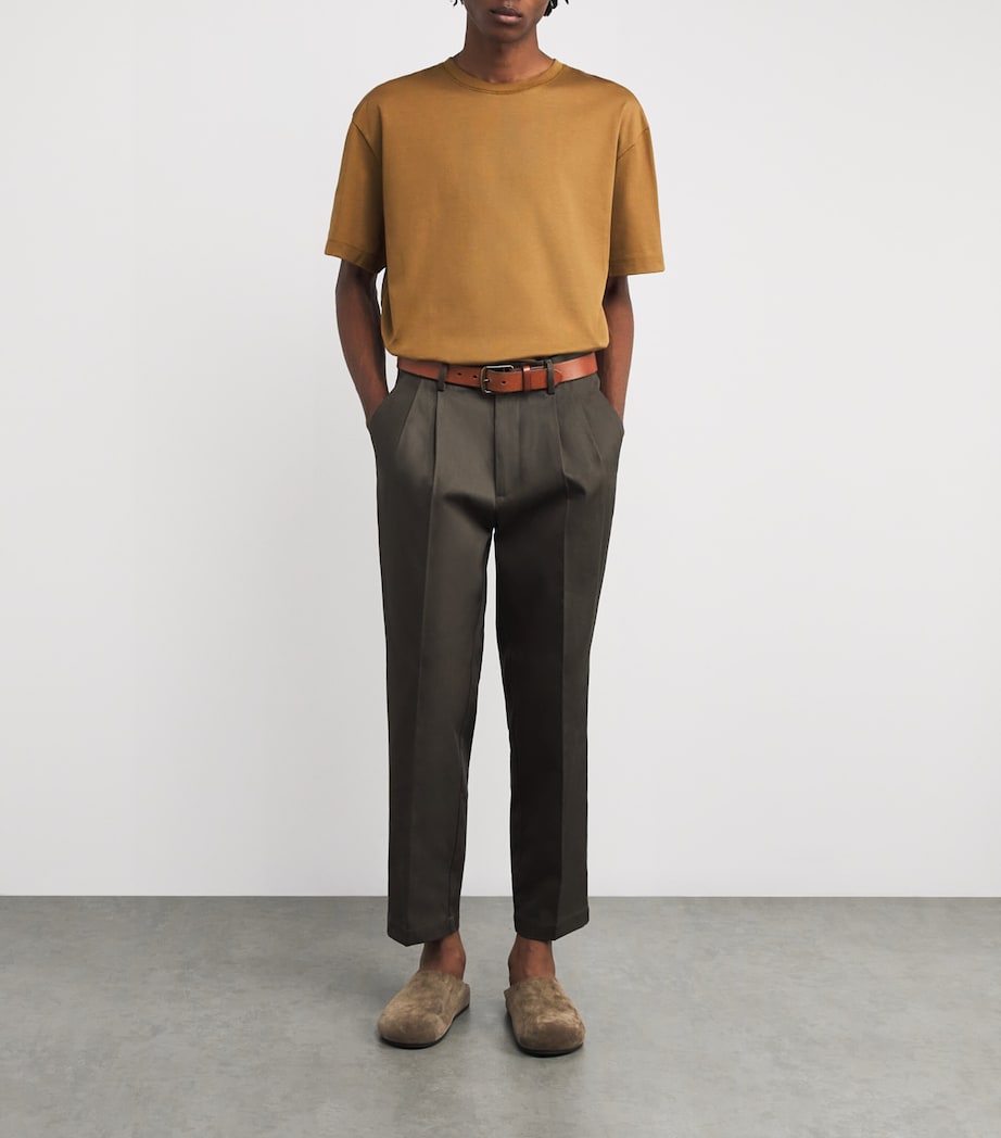 Cotton T-Shirt CAMEL Image 2