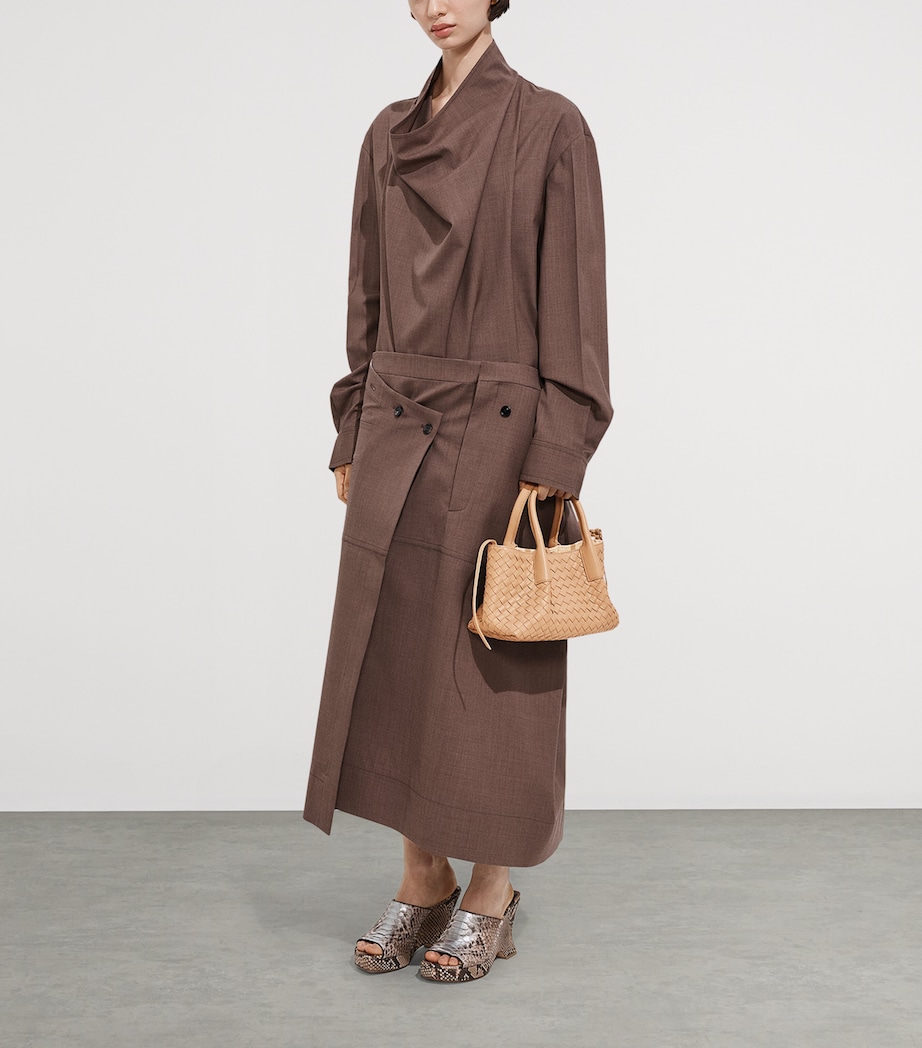 Bottega Veneta Small Leather Intrecciato Pinacoteca Tote Bag Image 3