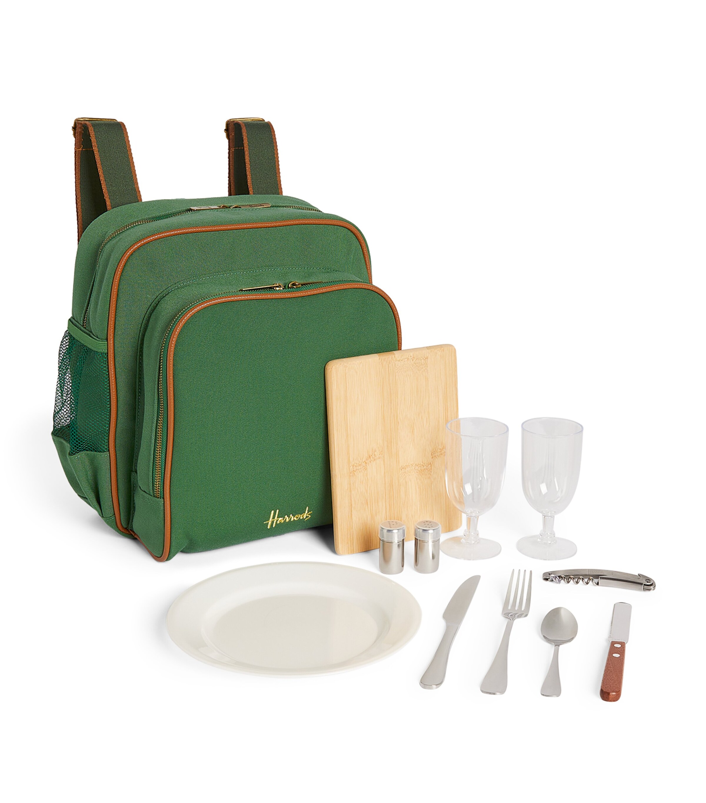 Logo Picnic Backpack for 2 GREEN Image 6