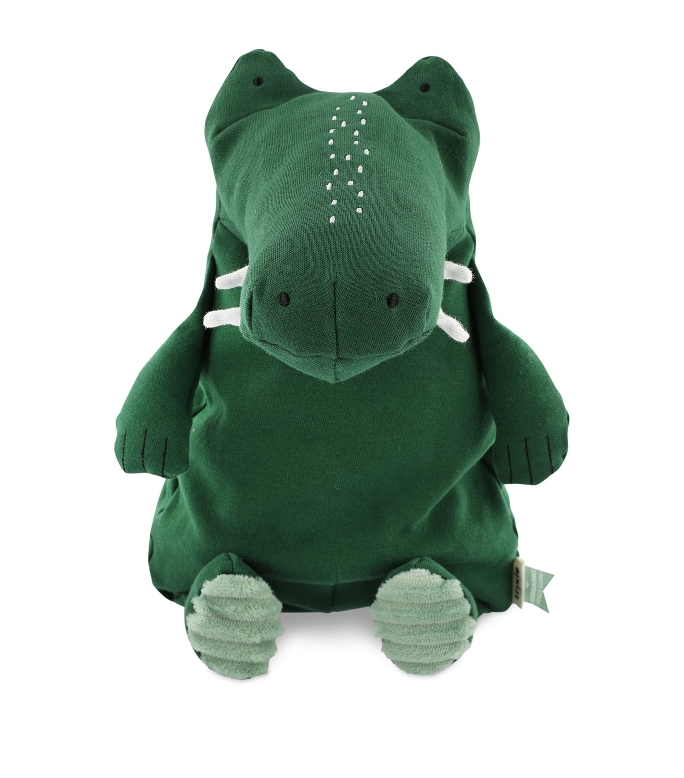 Trixie Large Mr. Crocodile Plush Toy In Green