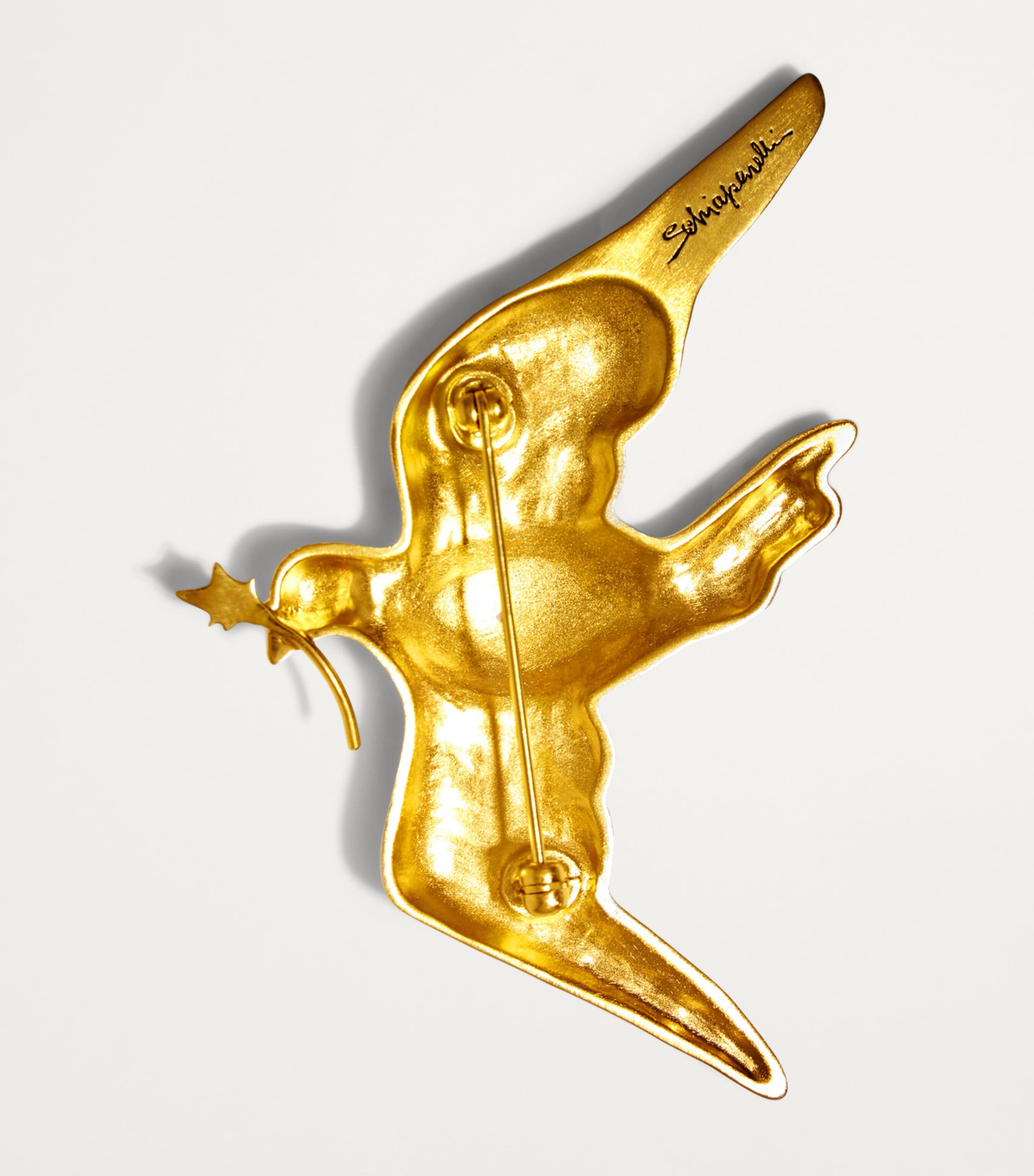 Dove Brooch 001GOLD Image 2