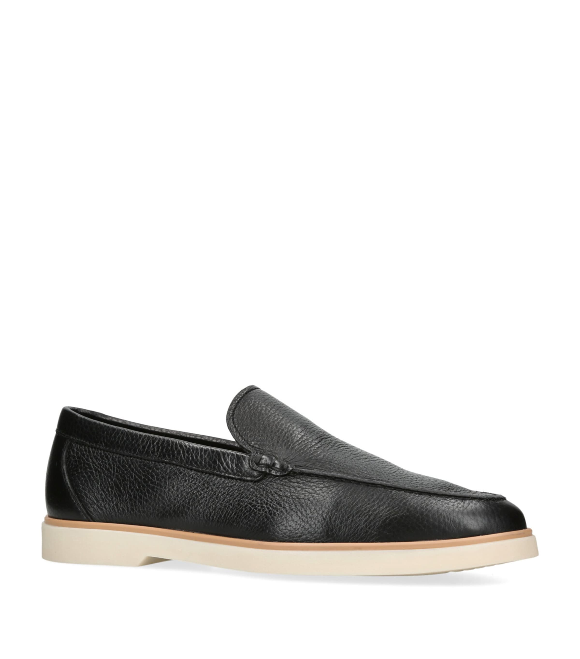 Leather Altea Loafers BLACK Image 3
