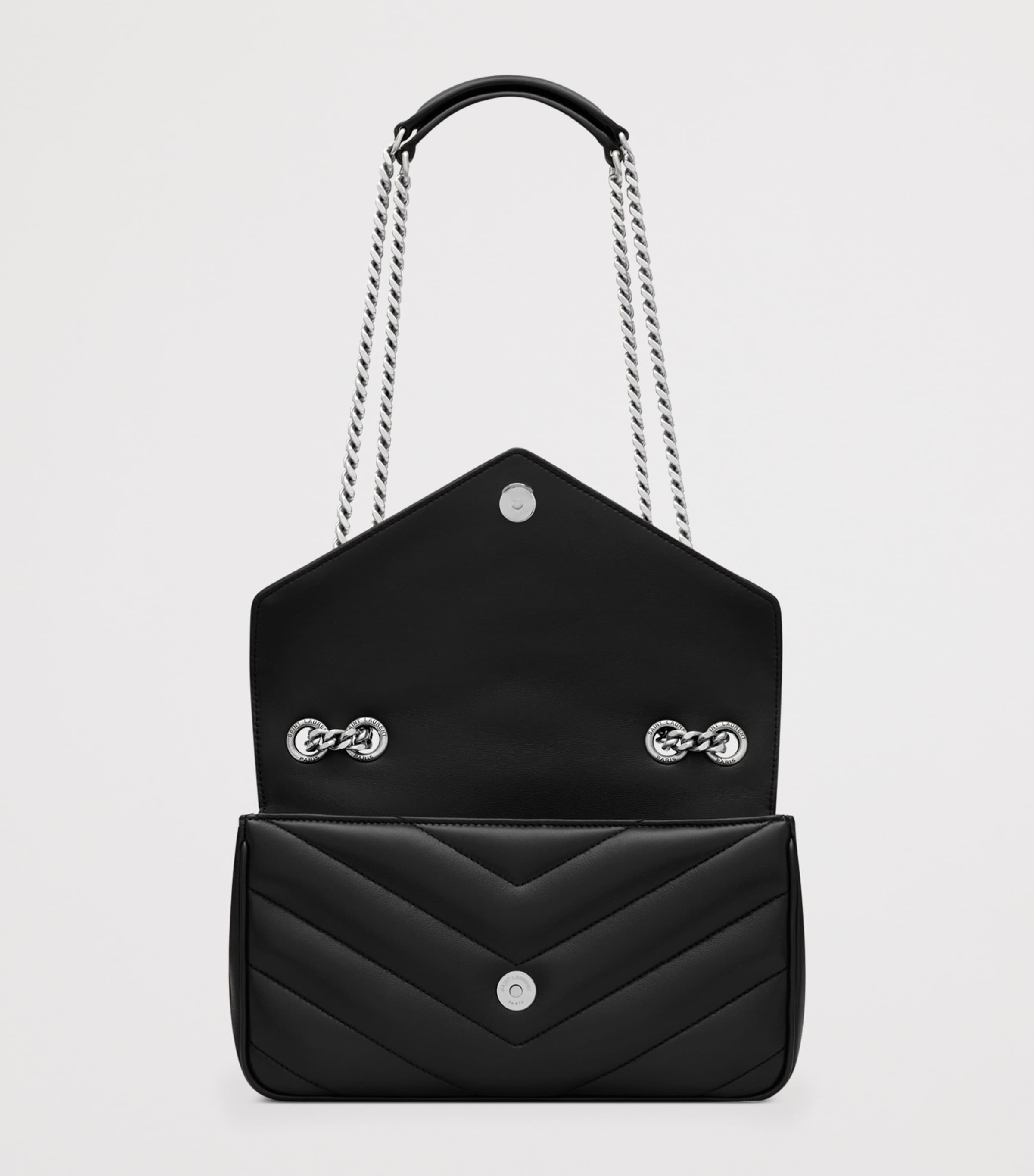 Saint Laurent Small Matelassé Lambskin Loulou Shoulder Bag