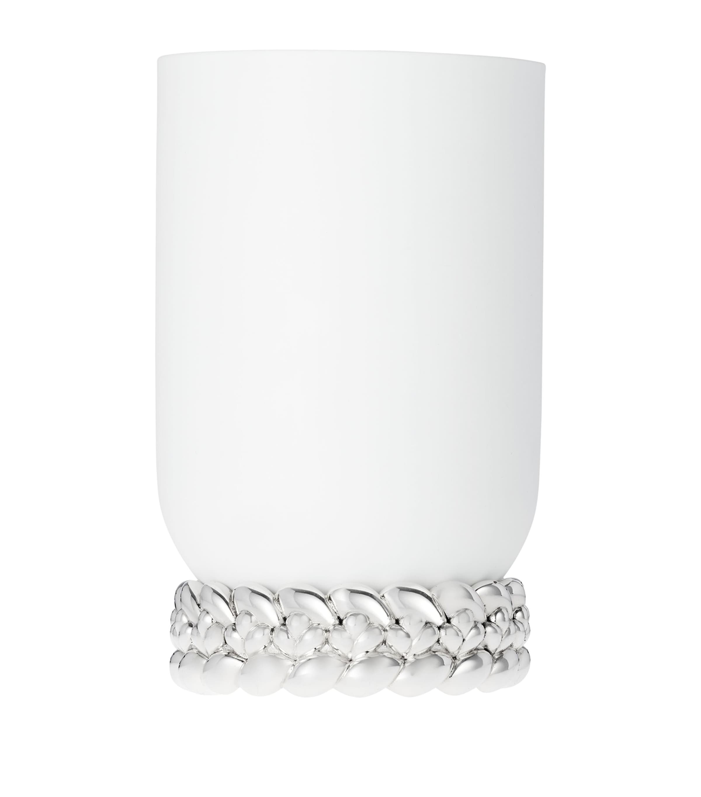 Porcelain Babylone Vase (19cm) WHITE Image 5