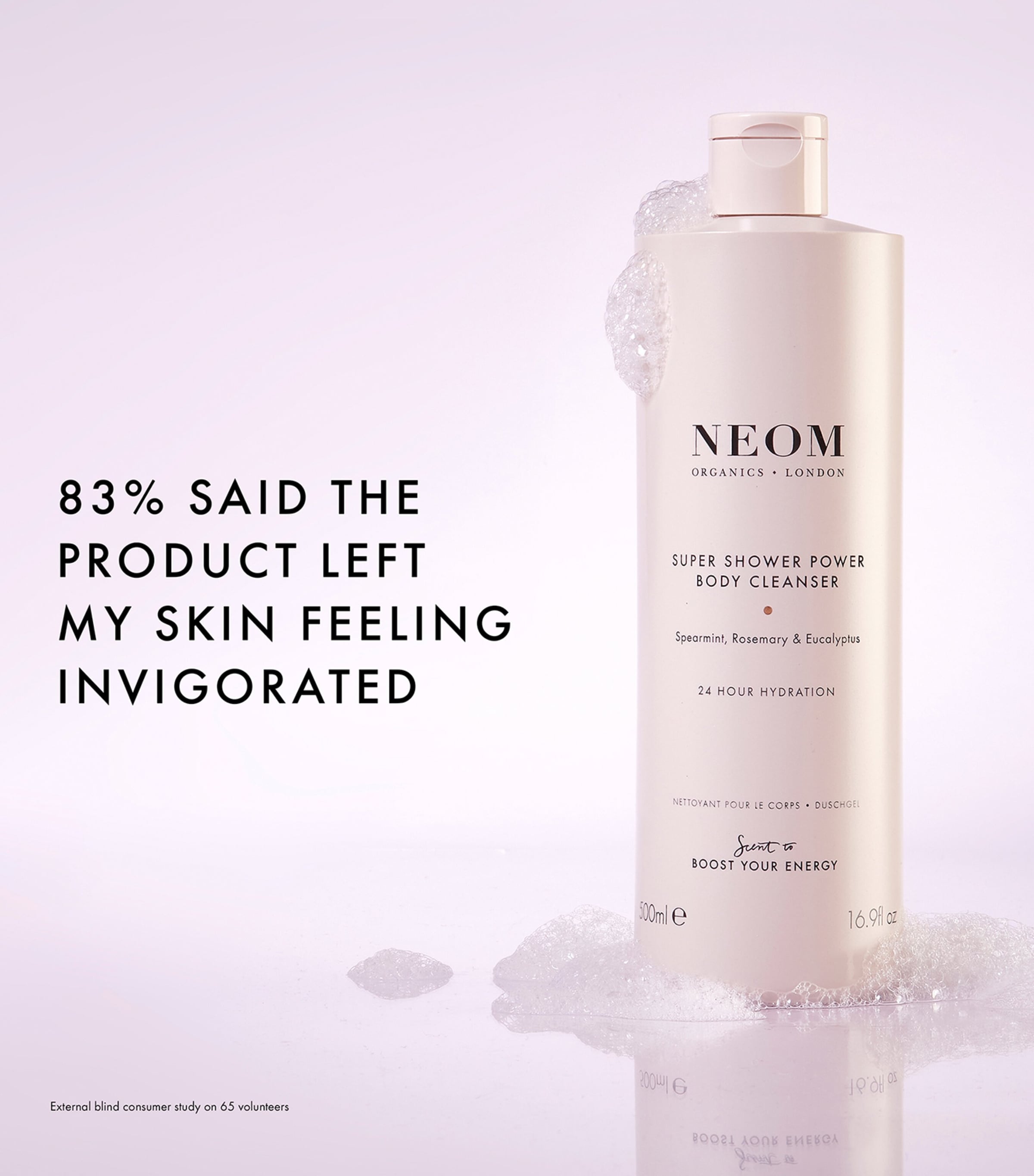 Super Shower Power Body Cleanser (500ml) NO COLOUR Image 4