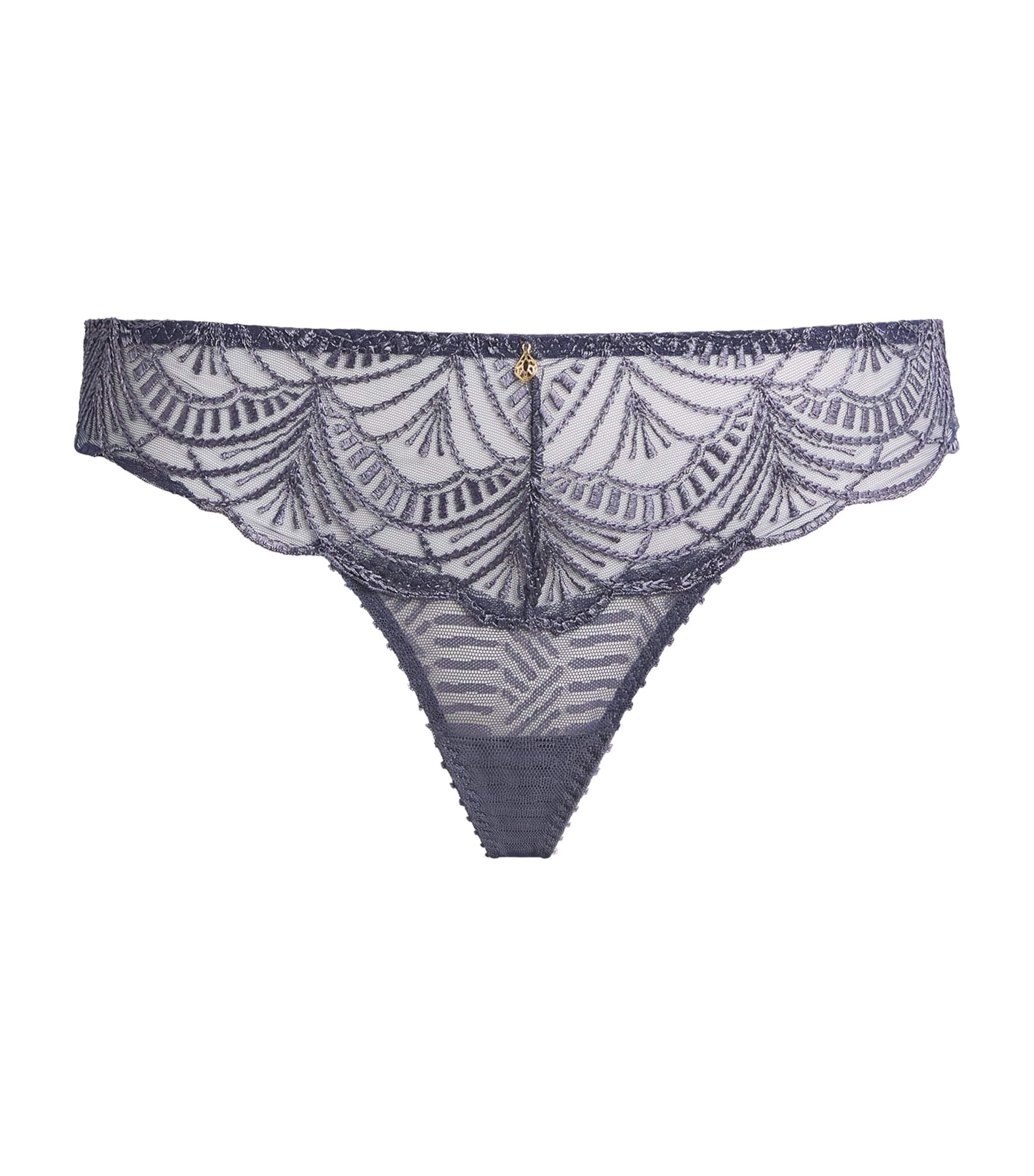 Aubade Lace Vibes Italian Briefs In Blue
