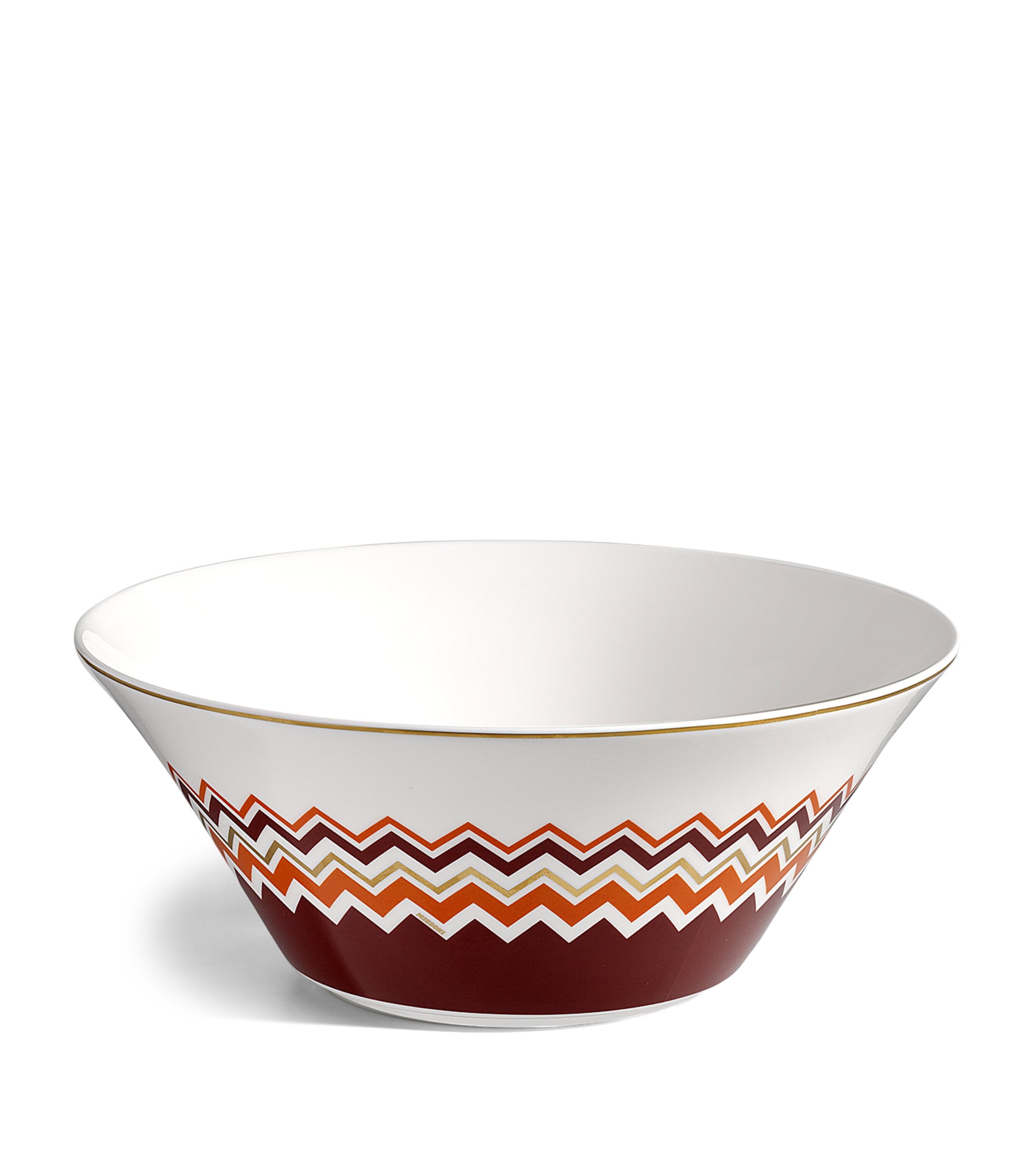 Missoni Home Porcelain Zigzag Salad Bowl (26.5cm) Image 1