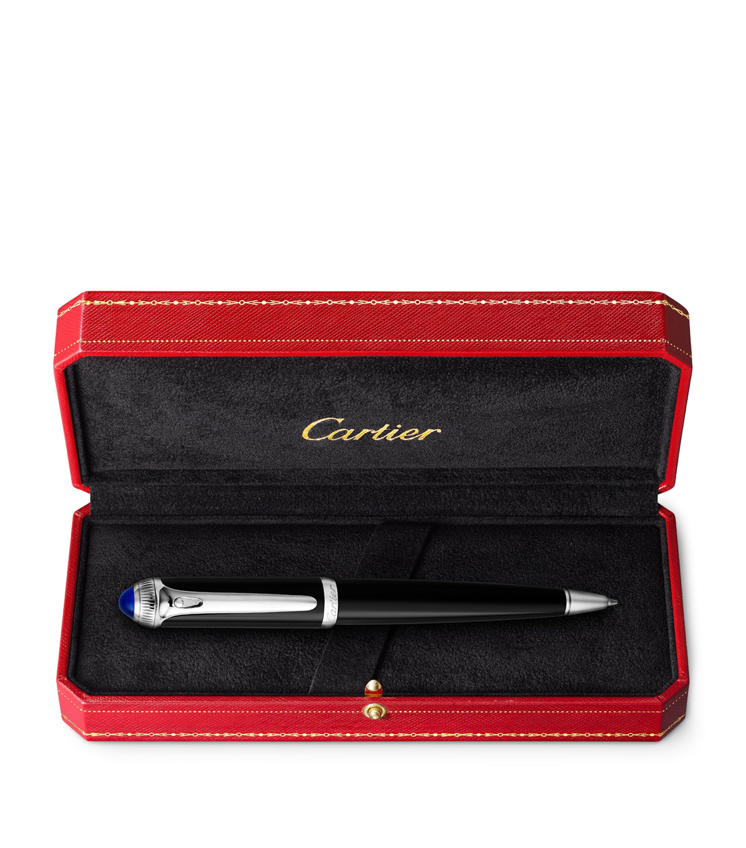 R de Cartier Ballpoint Pen BLACK & SILVER Image 4