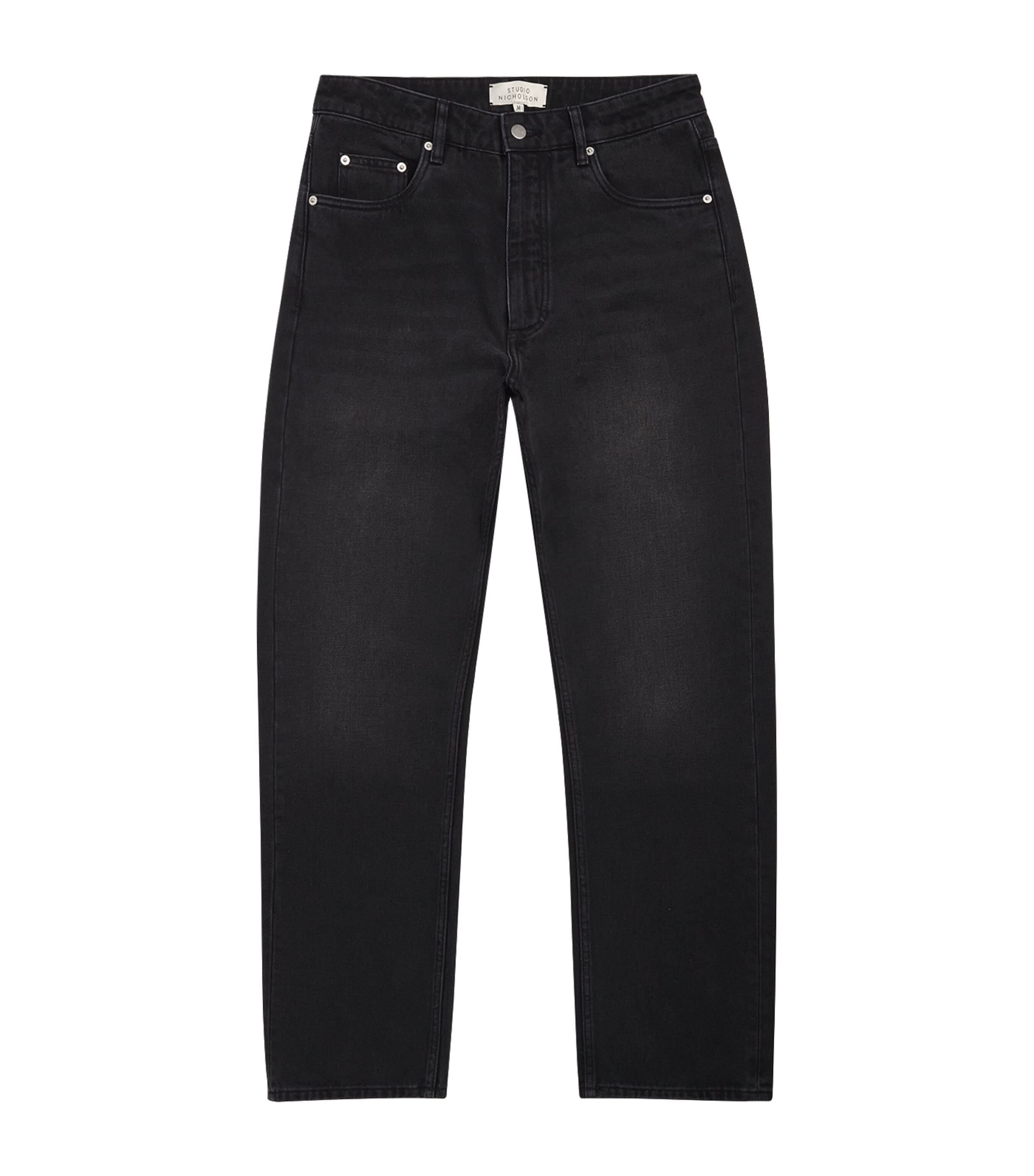 Straight Jeans WASHED BLACK Image 1