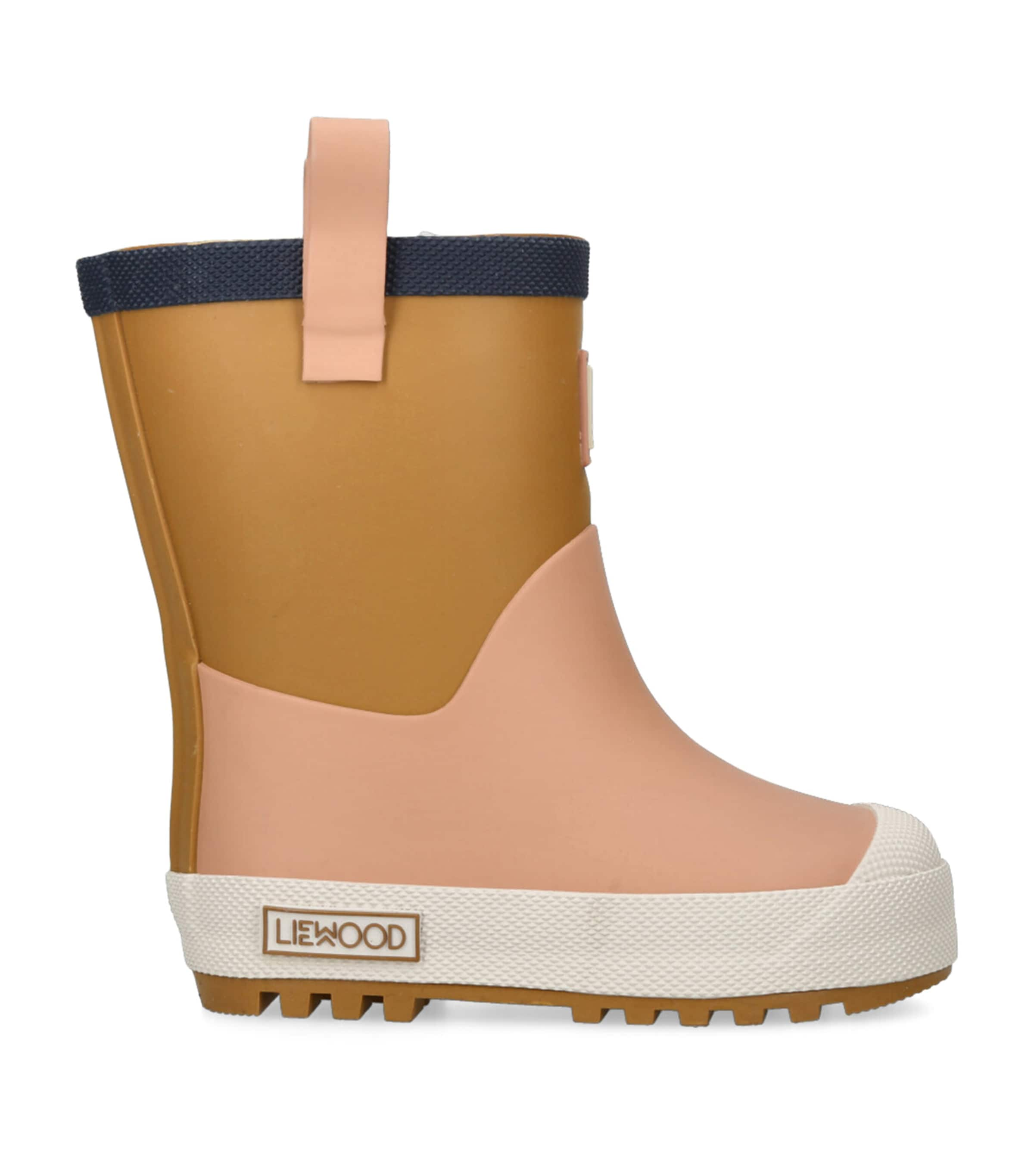 Shop Liewood Sasha Thermo Rain Boots In Orange