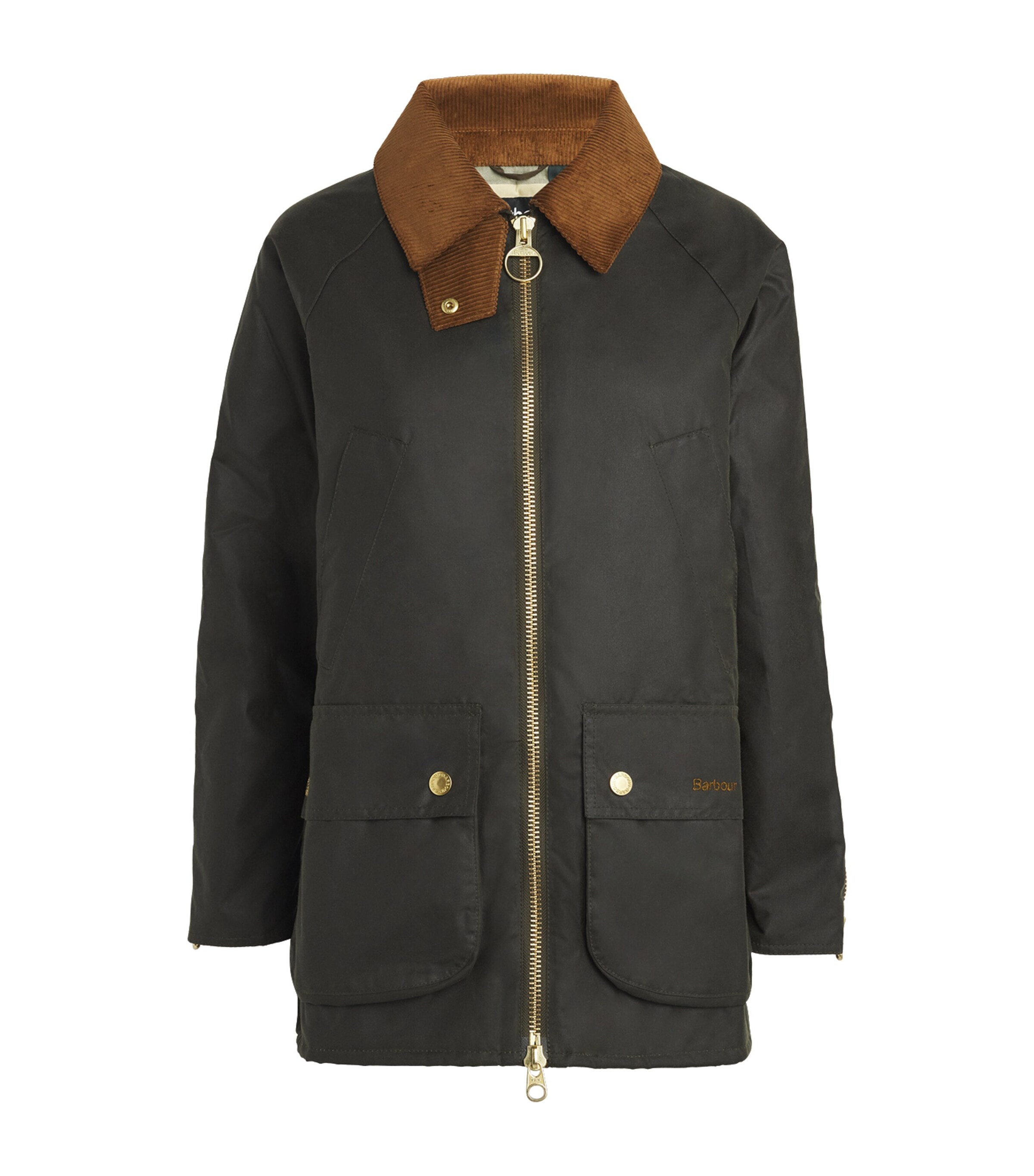 Barbour Green Waxed Cotton Esther Jacket | Harrods US
