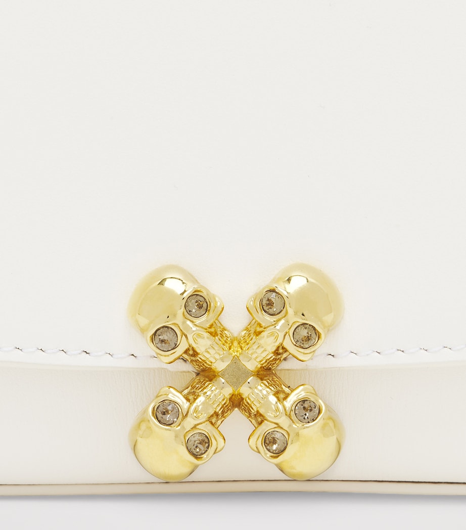 Leather Skull Flower Shoulder Bag 9112 Image 7