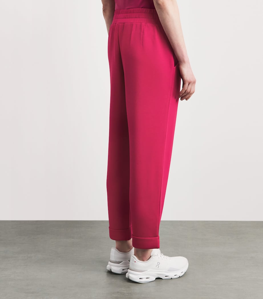 Varley Womens The Rolled Cuff Sweatpants Rich Raspberry Image 5
