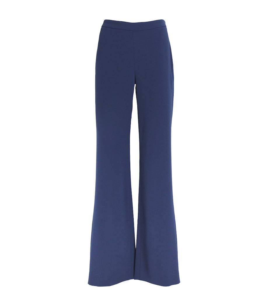 SABINA BILENKO Womens Willow Wide-Leg Trousers Navy Image 1
