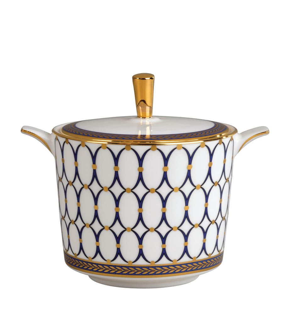 Renaissance Gold Sugar Box BLUE Image 1