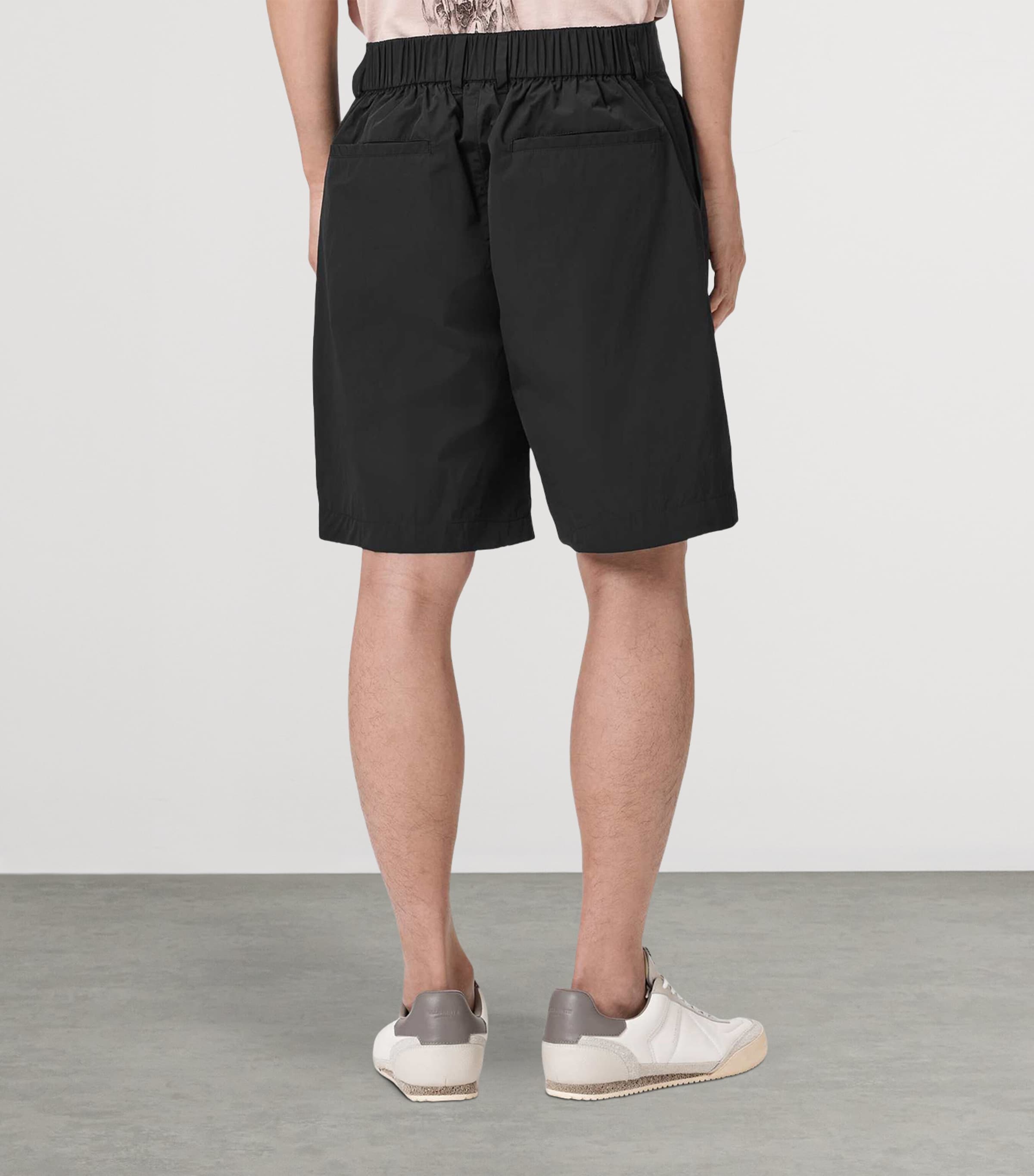 AllSaints Mens Logo Nexus Shorts Black Image 4
