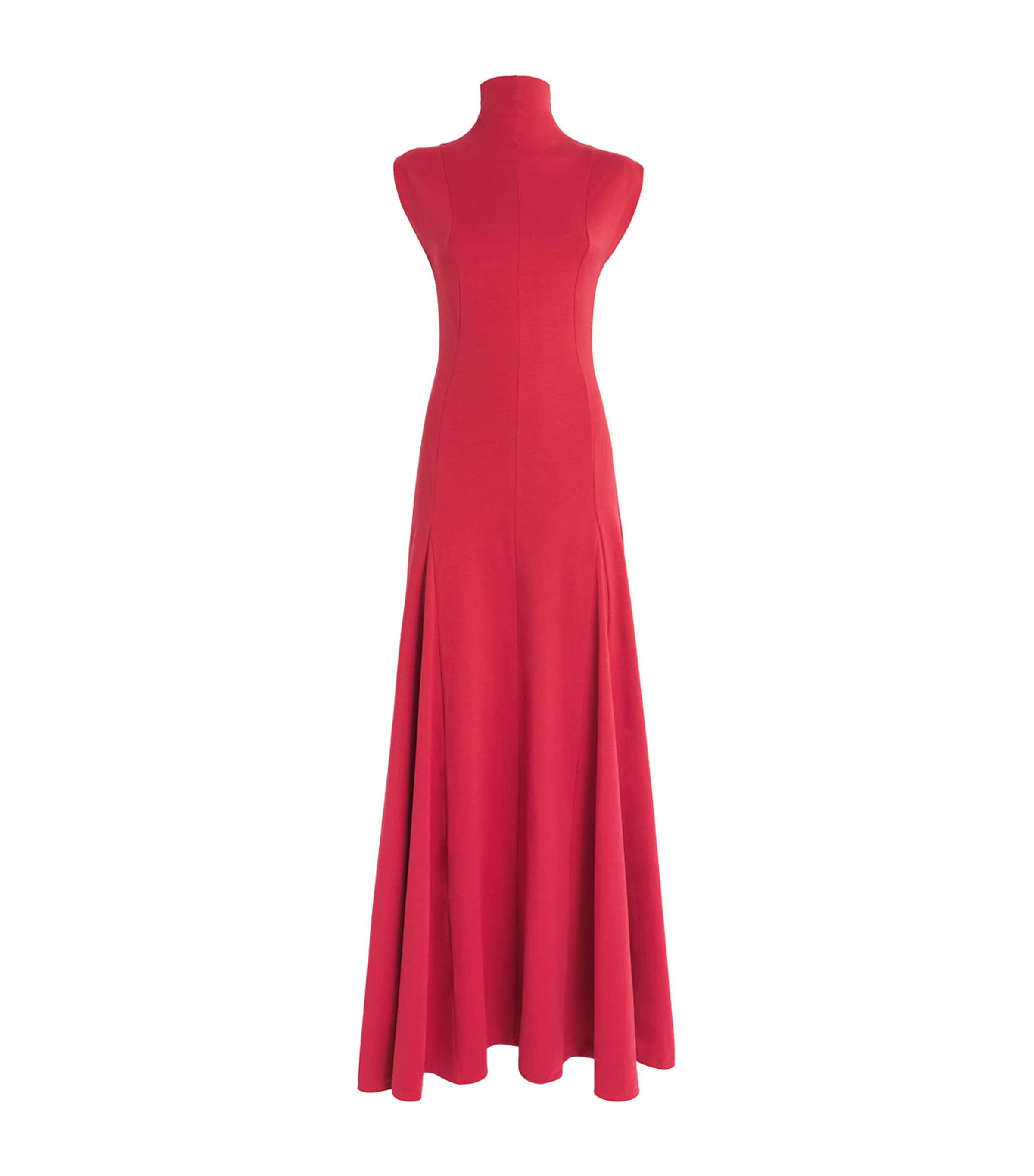 Camilla And Marc Supima Cotton Fernanda Maxi Dress In Red