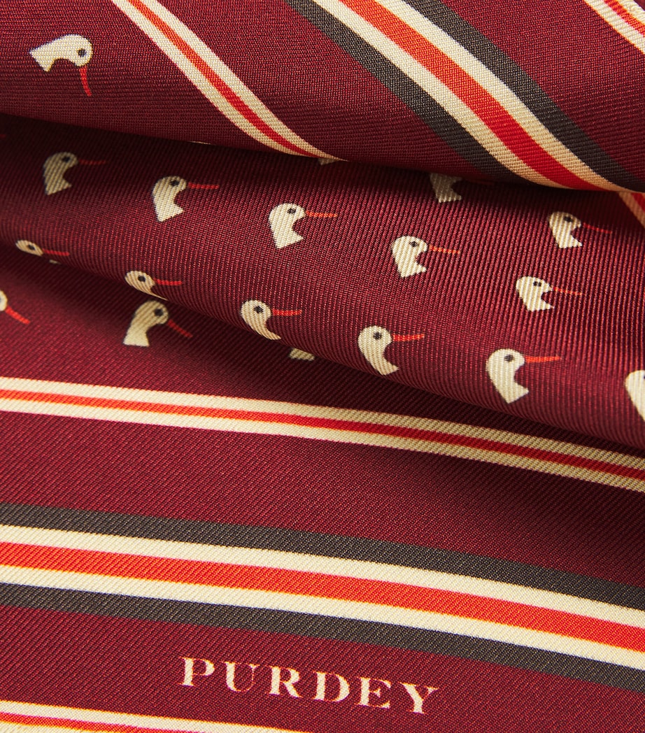 Purdey Silk Dapper Duck Pocket Square Drr Image 3