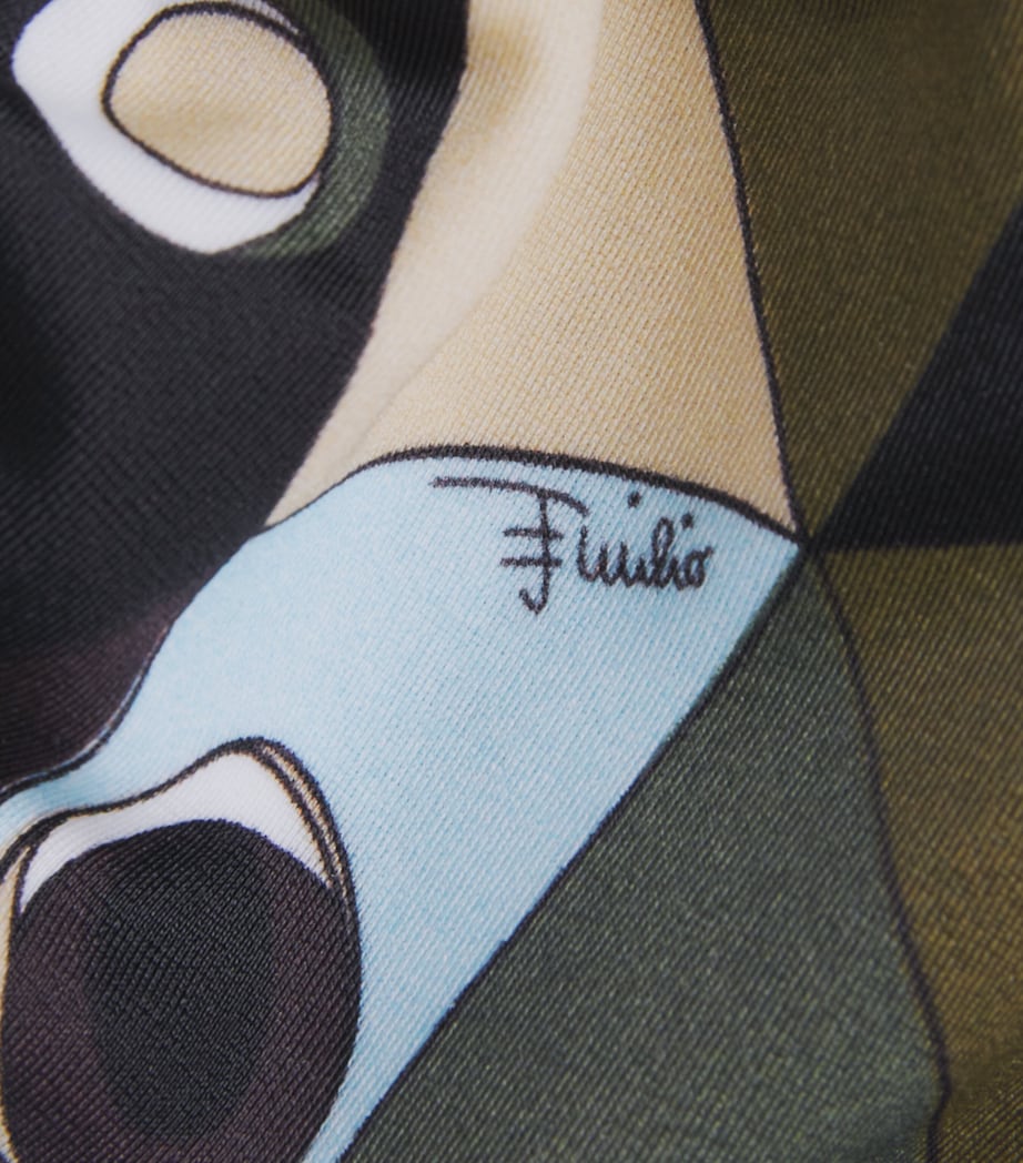 Occhi Triangle Bikini Top KHAKI BLUEP18 Image 4