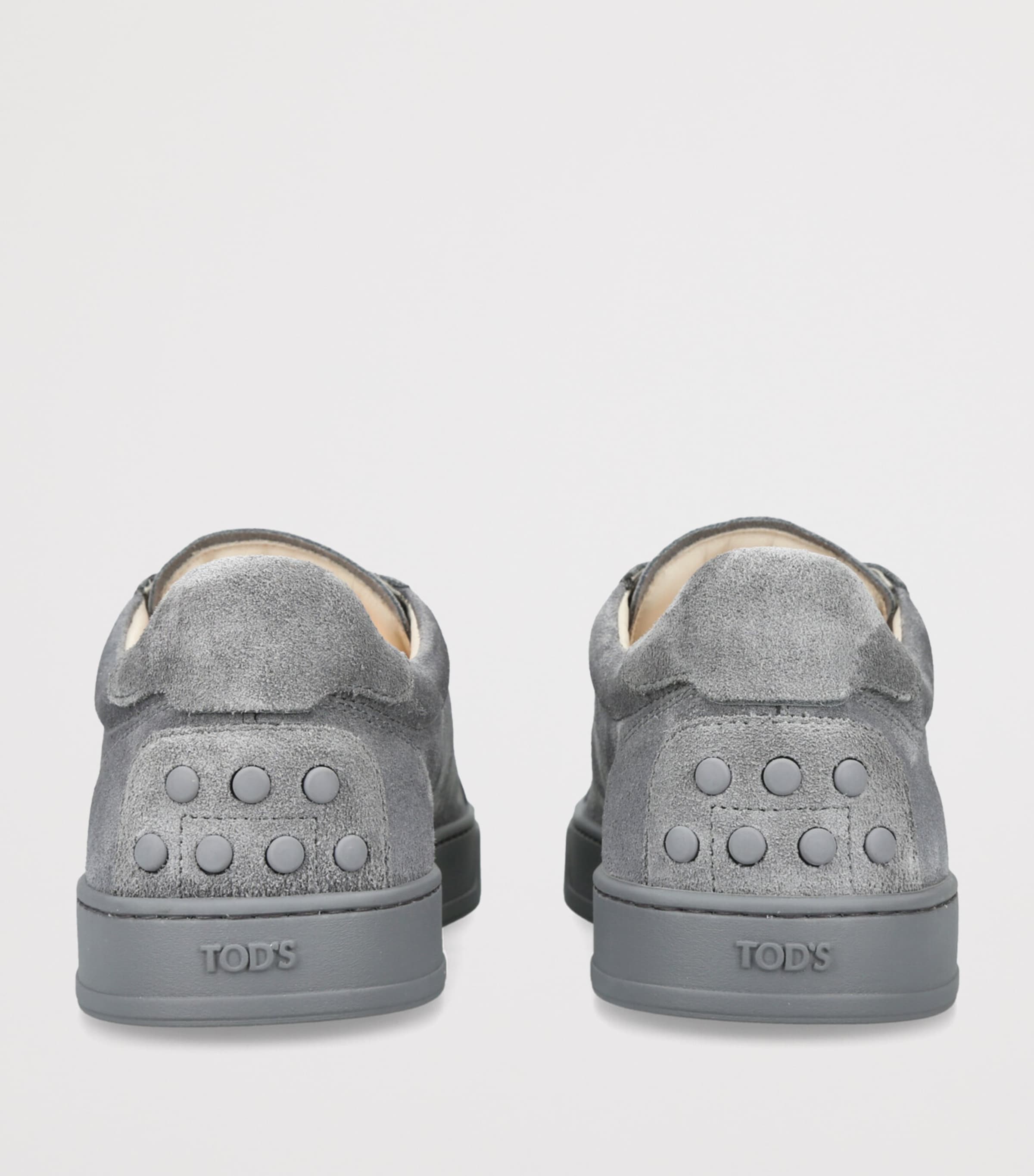 Tod's Suede Allacciata Cassetta Sneakers Grey Image 2