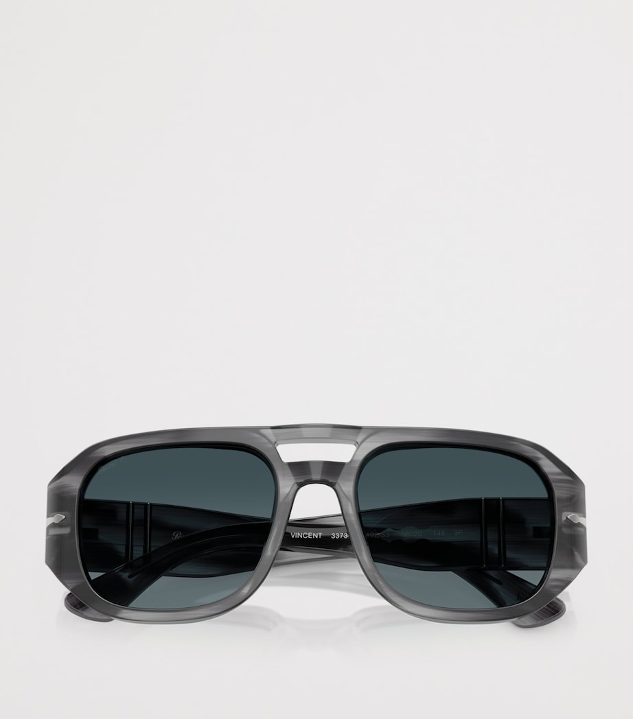 Persol Acetate Vincent Pilot Sunglasses Image 5
